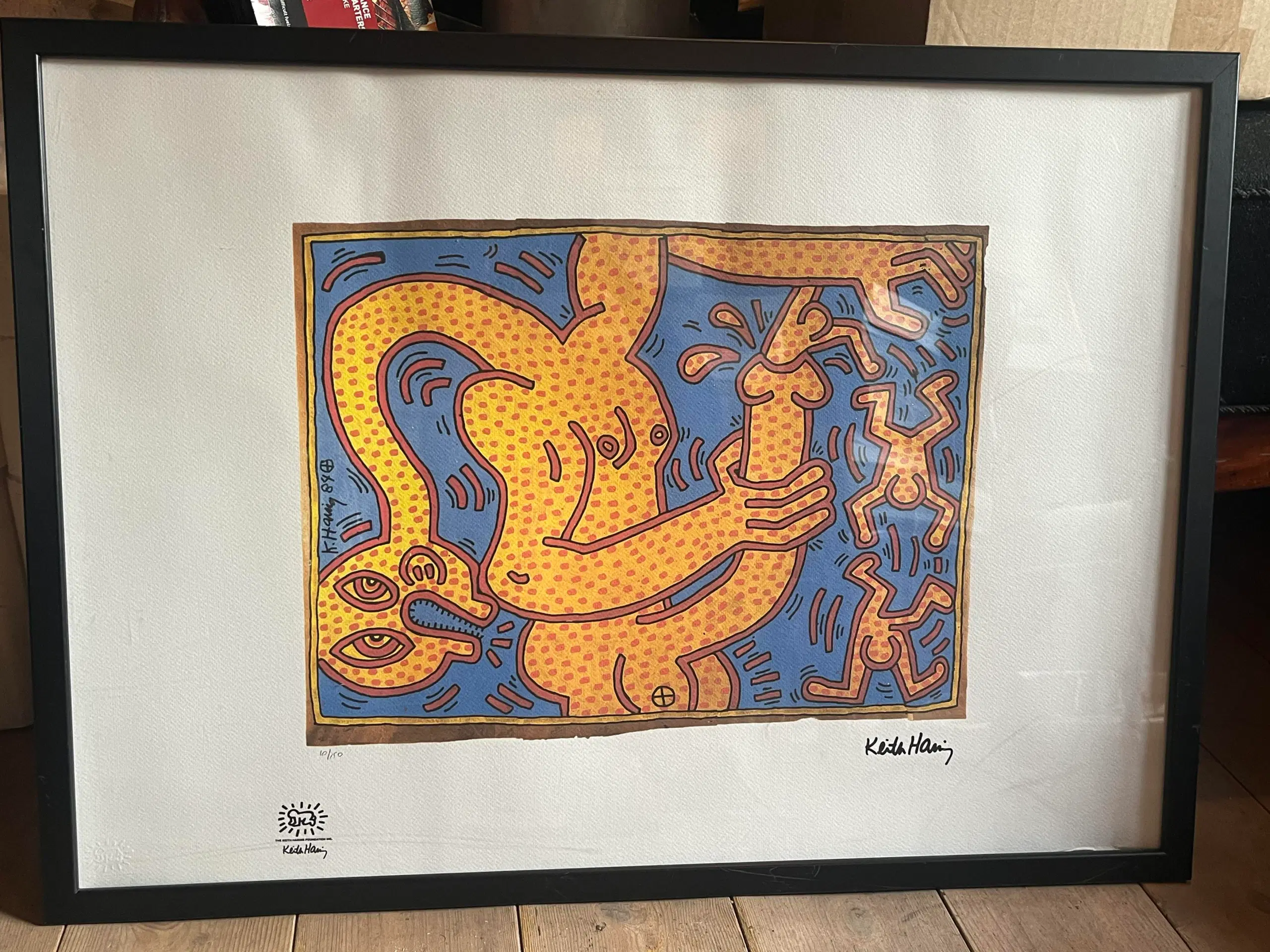 Keith Haring - Litografisk kunsttryk