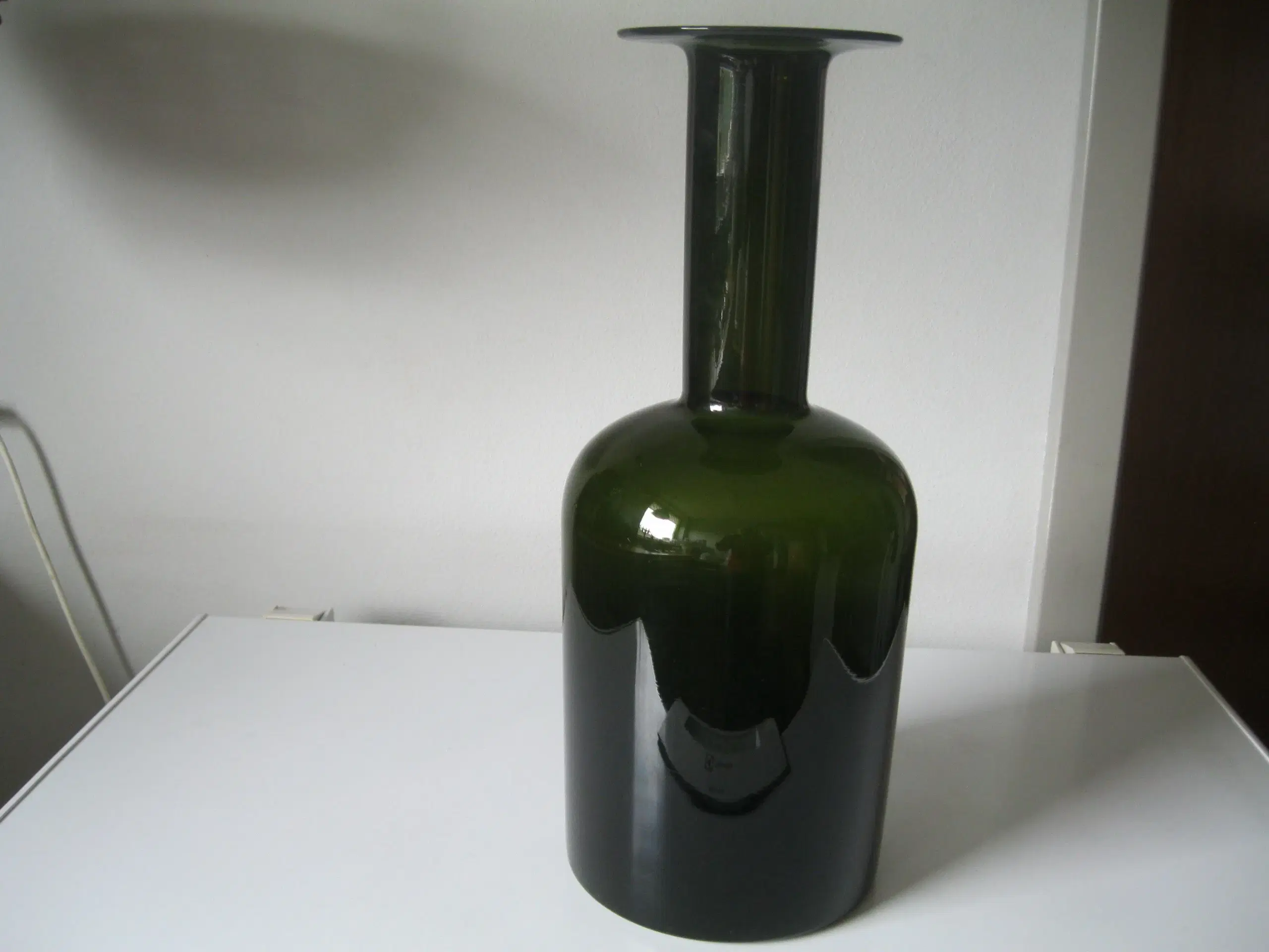 Holmegaard Otto Brauer vase 44 cm høj