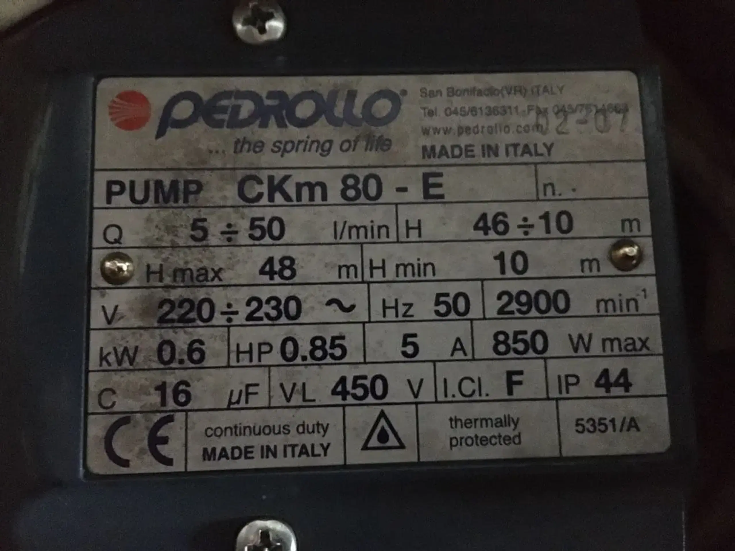 Dieseloliepumpe