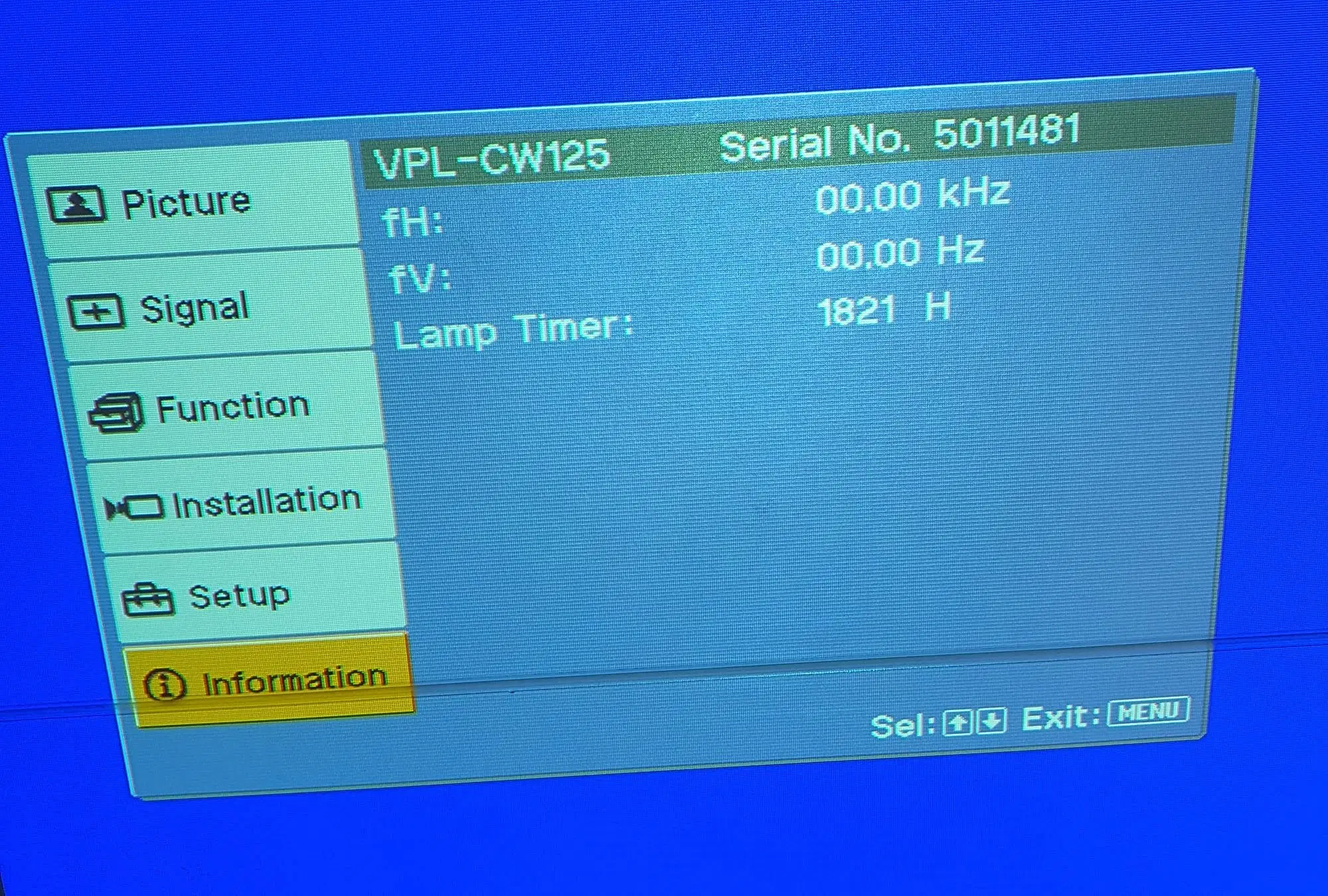 Sony VPL-CW125 LCD Multimedia projektor