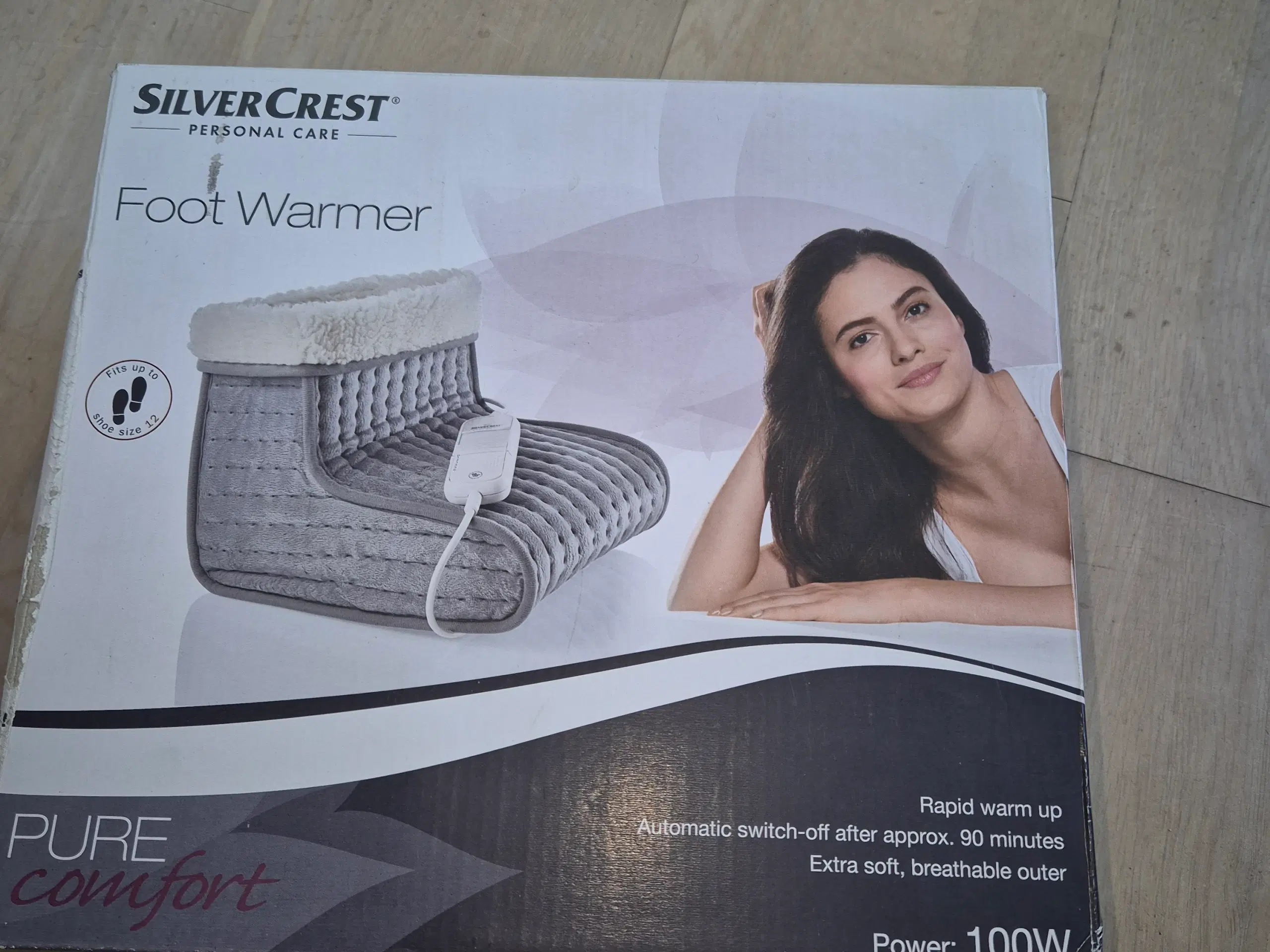 Foot warmer - silver crest