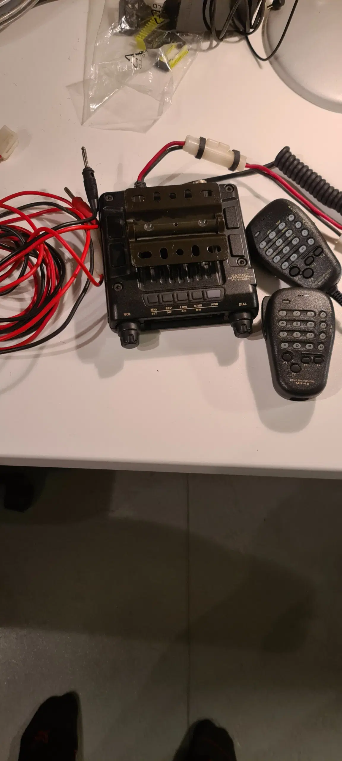 Yaesu ft1500 med ekstra mic 800kr