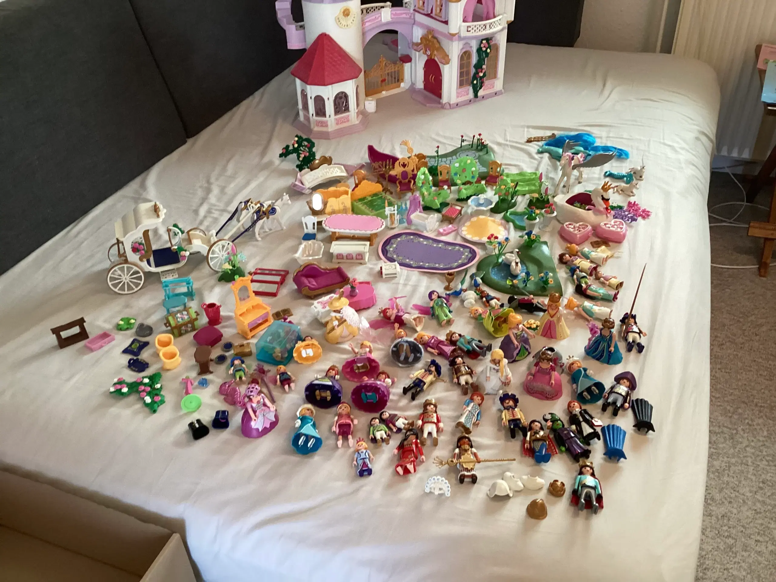 Playmobil prinsesseslot med meget tilbehør