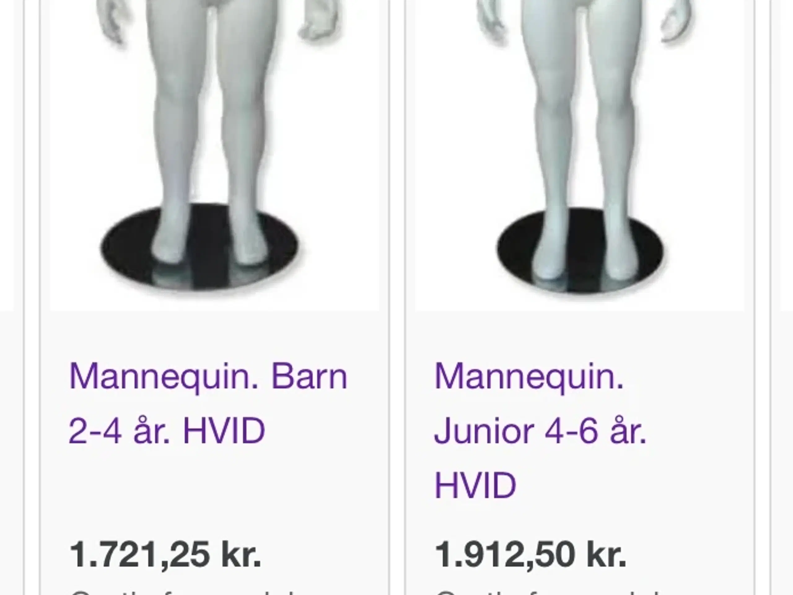 Mannequindukker børn