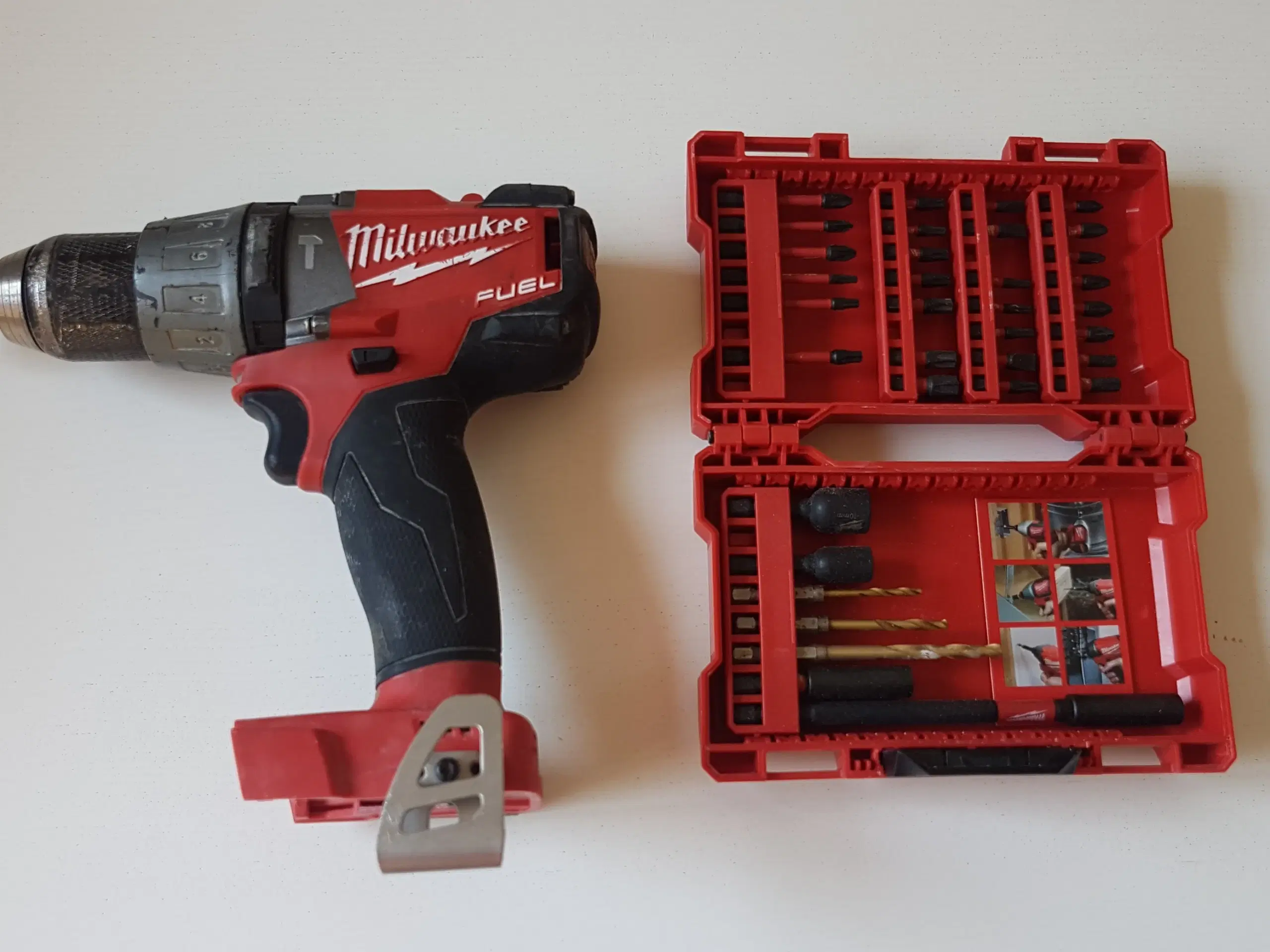 Milwaukee m18 FPD + tilbehør