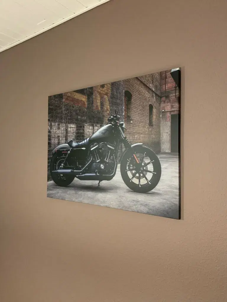 Harley billede 70x100 cm