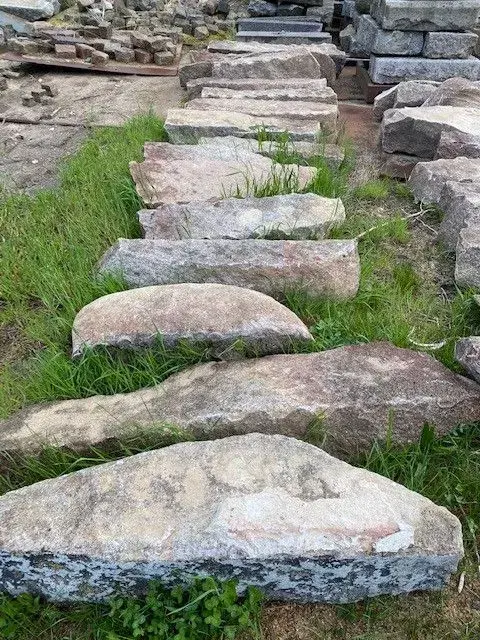 Granit trappetrin-kampesten-chaussesten