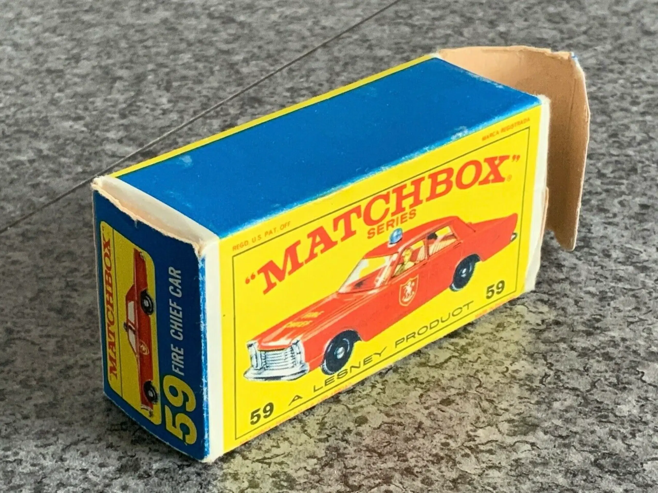 Matchbox No 59 Ford Galaxie Fire Chief