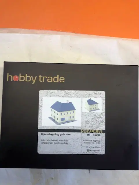 Hobbytrade 16208 Hjørnebygning gule sten SPOR N