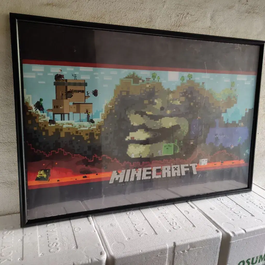 Minecraft plakat