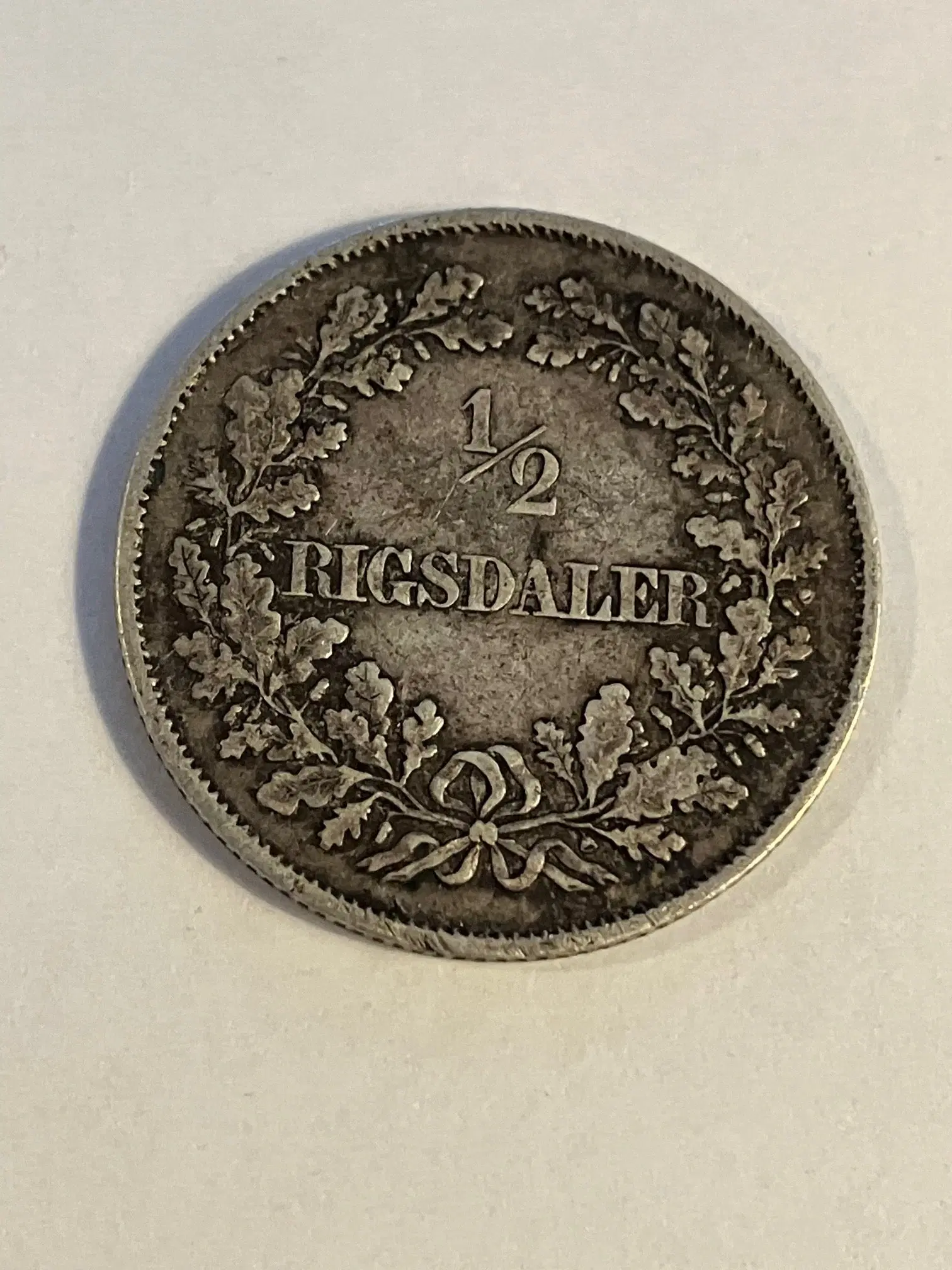 1/2 Rigsdaler 1854 VS