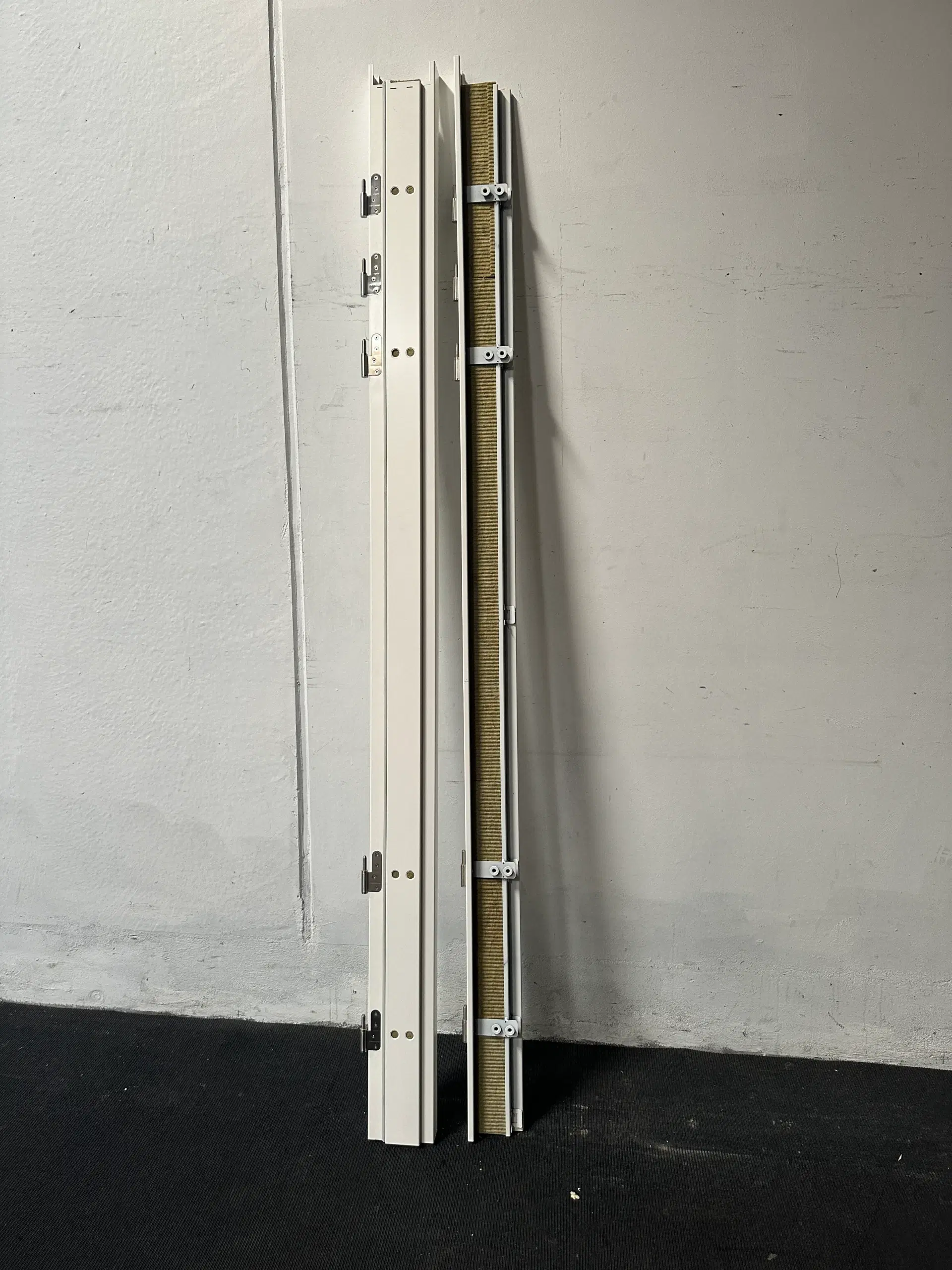 Nordicdoor massiv indvendig dobbelt dør bd60 db25 melamin 1520x2552mm hvid