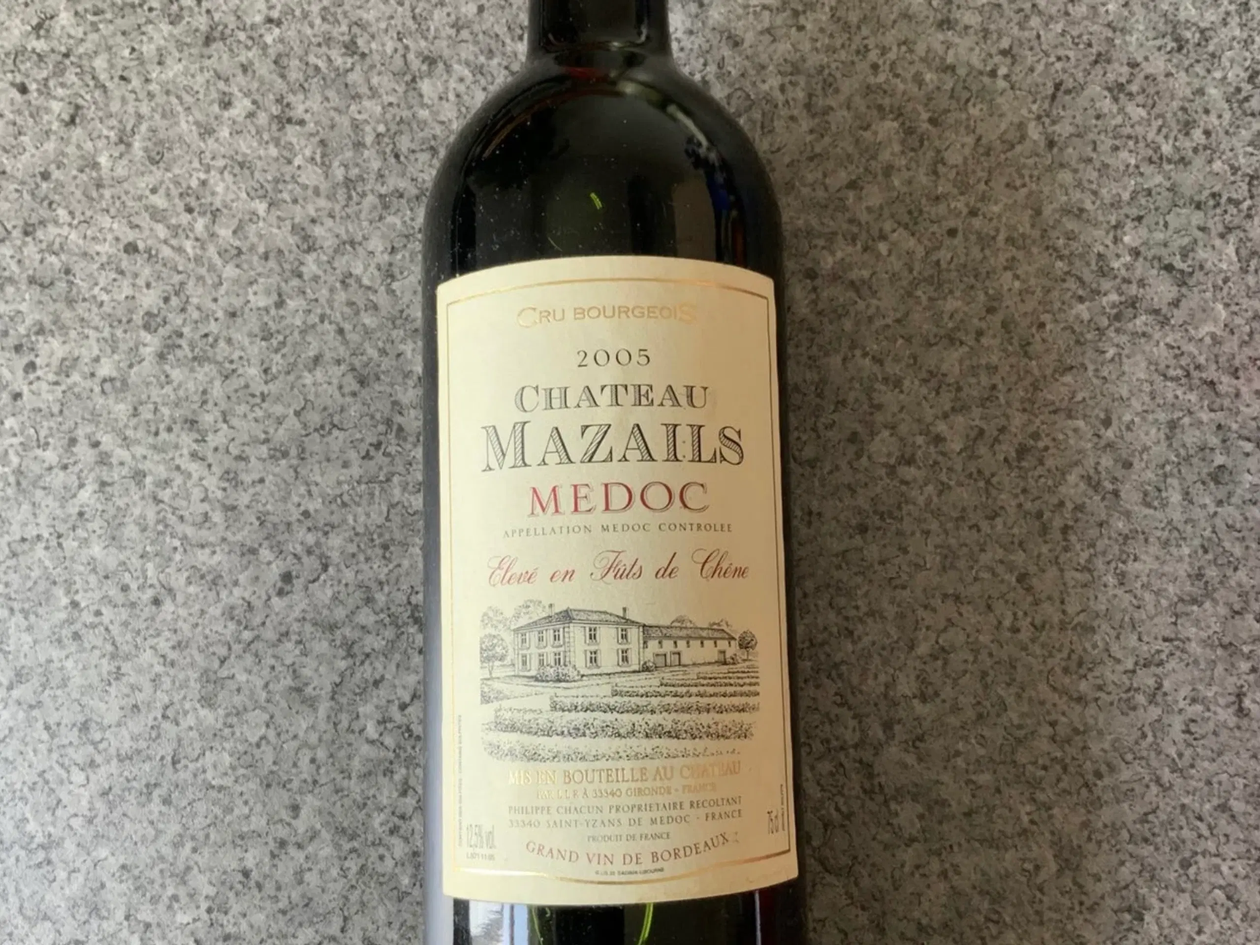 Vin 2005 Medoc Chateau Mazails