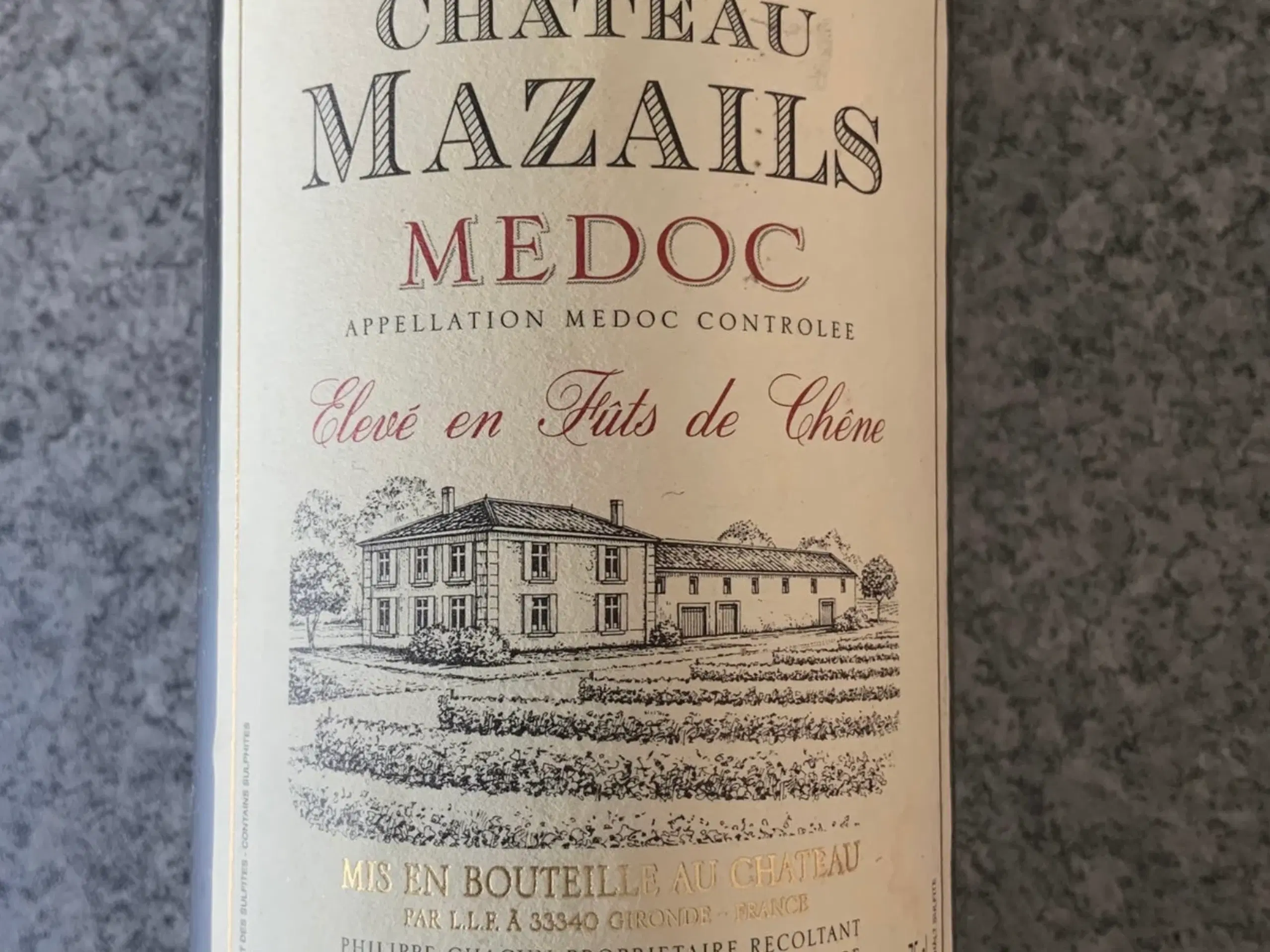 Vin 2005 Medoc Chateau Mazails