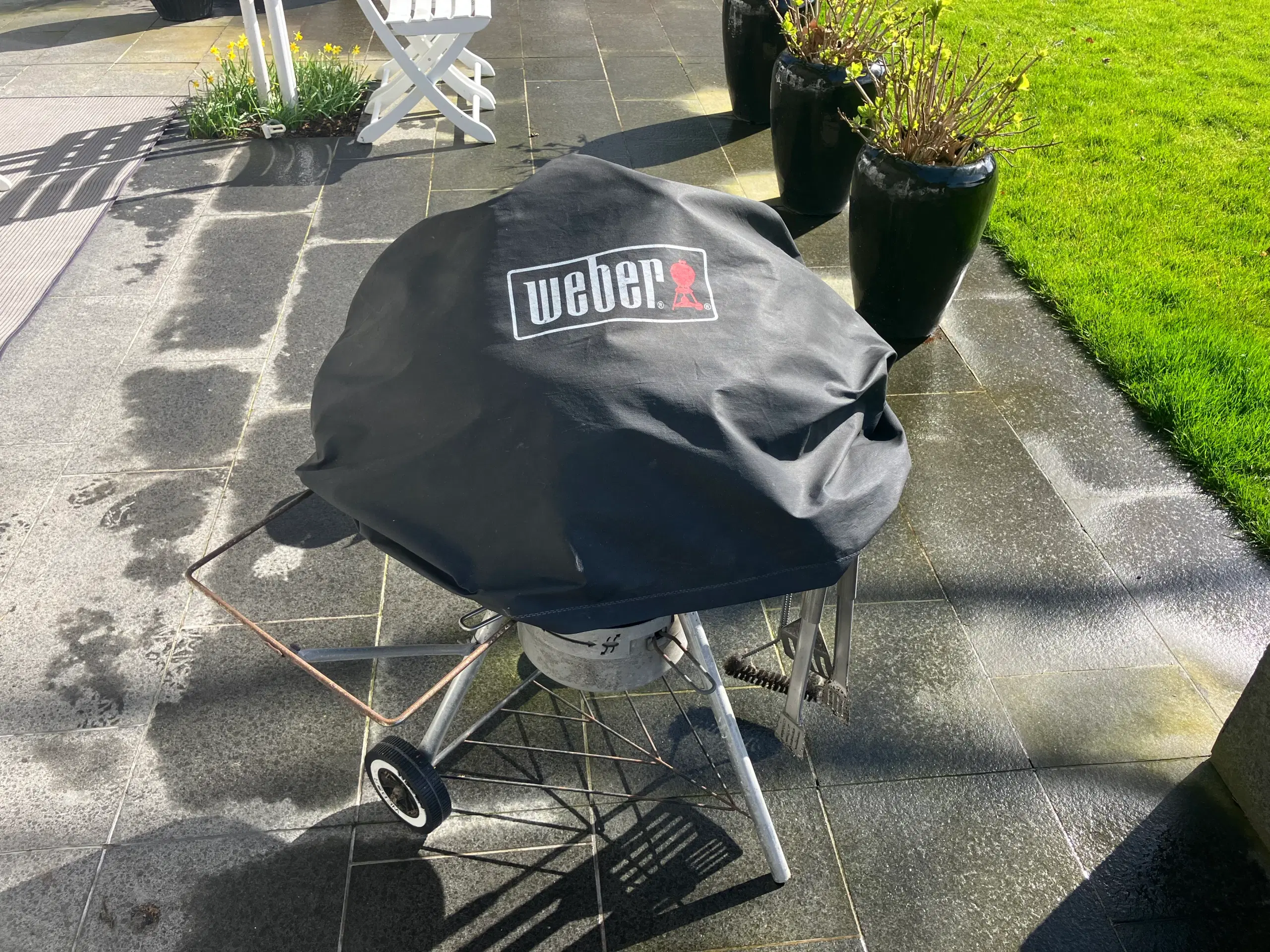 WEBER grill med orig uskadet grillbetræk 57cm