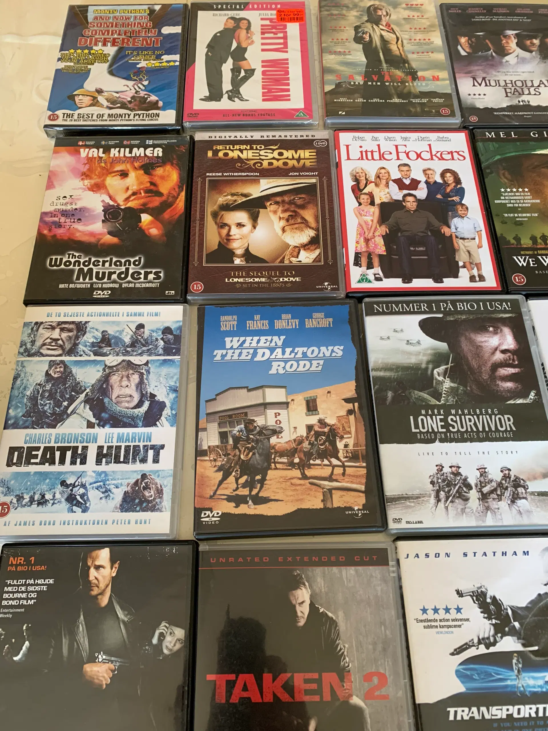 diverse film danske og udenlandske