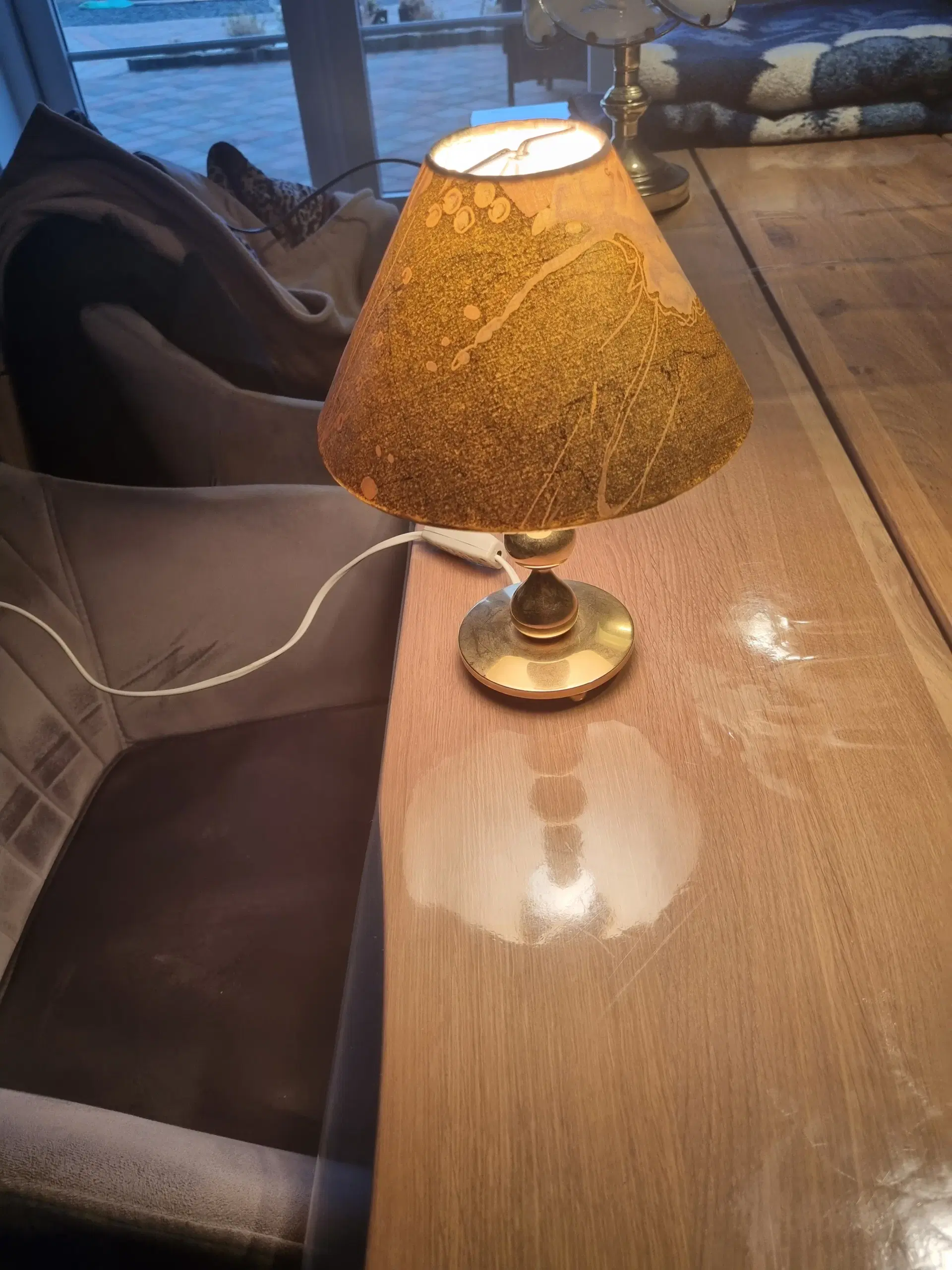 Bordlampe dråbendansk design af Asmussen