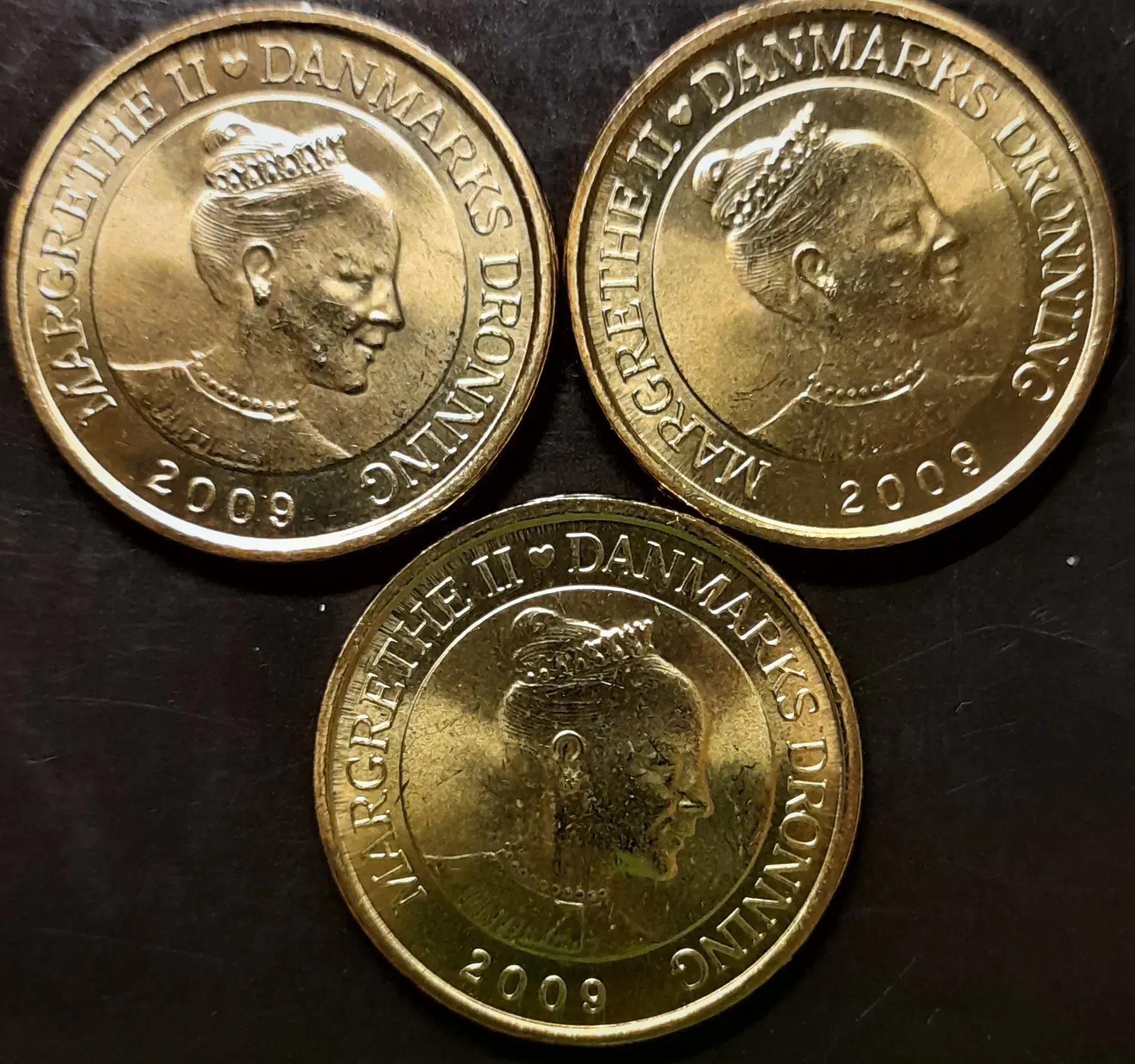 3 x 20 KRONE 2009 FÆRØBÅD UNC! FRA RULLE!