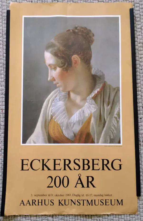 Museumsplakat Eckersberg 200 år