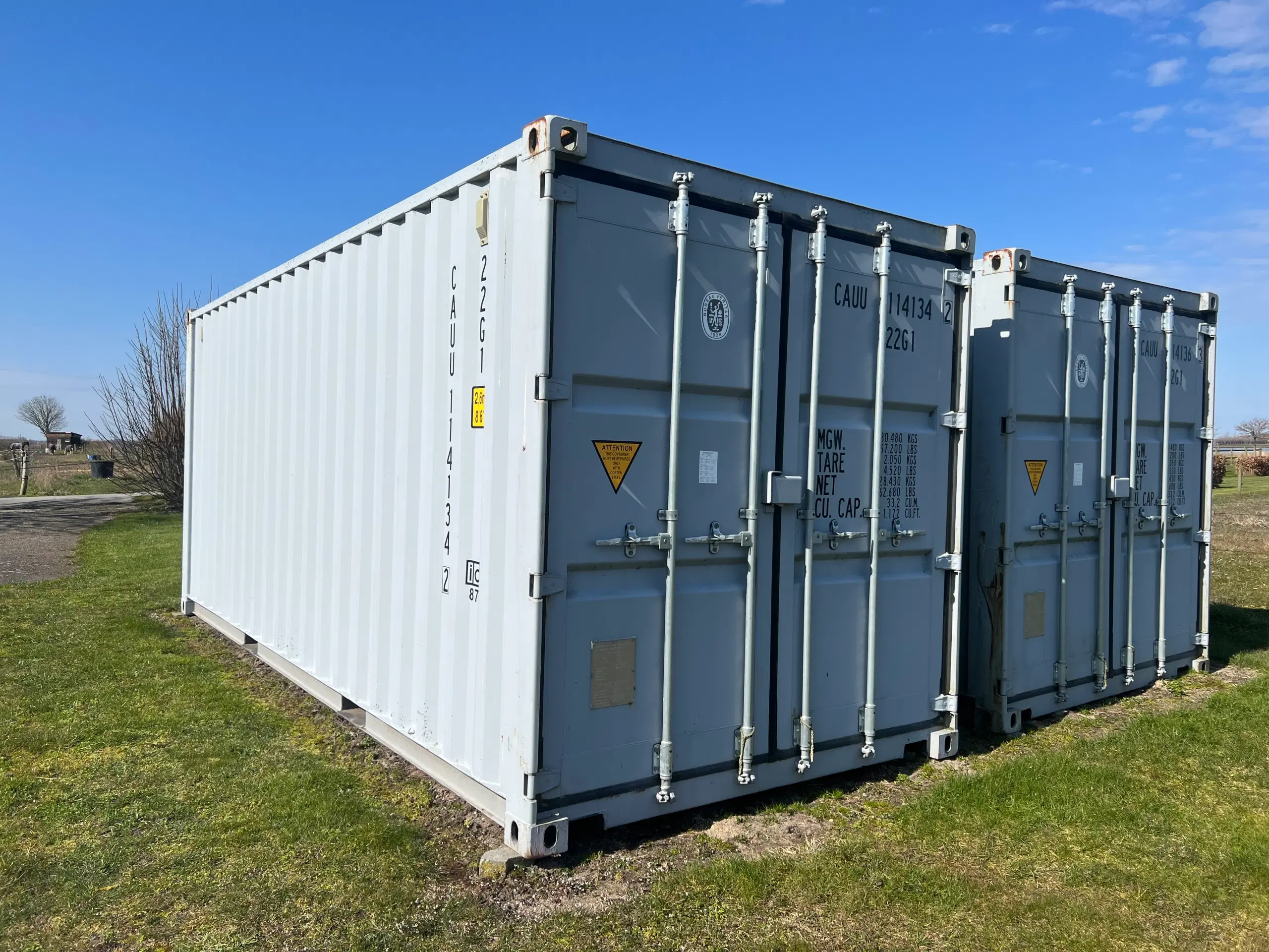 1 stk 20 fods container