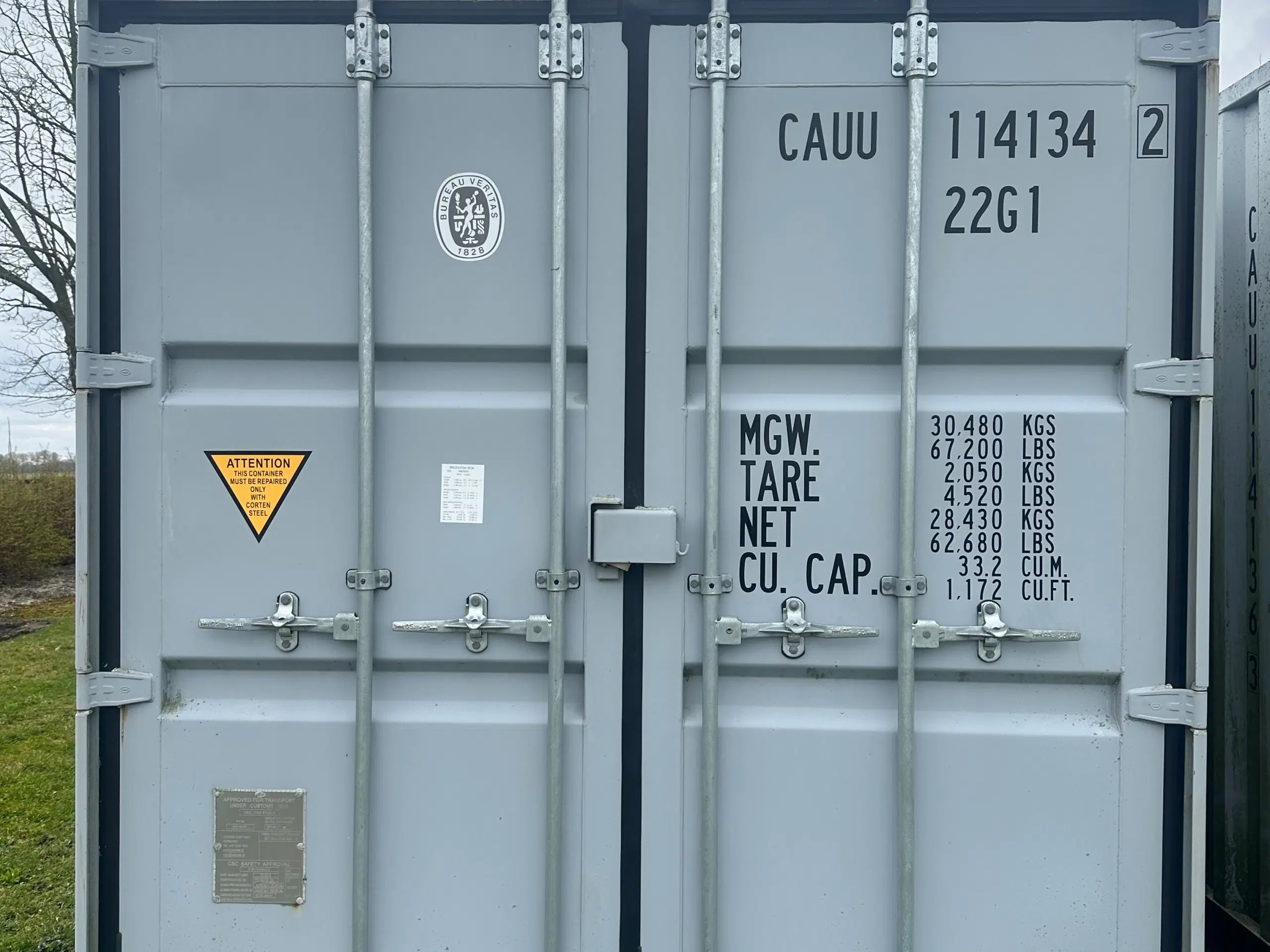 1 stk 20 fods container