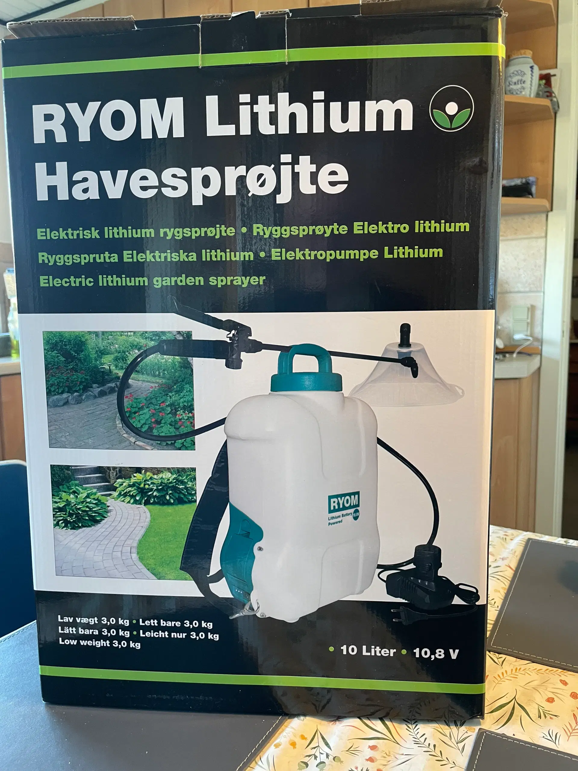 Ryom Lithium Havesprøjte 10 liter