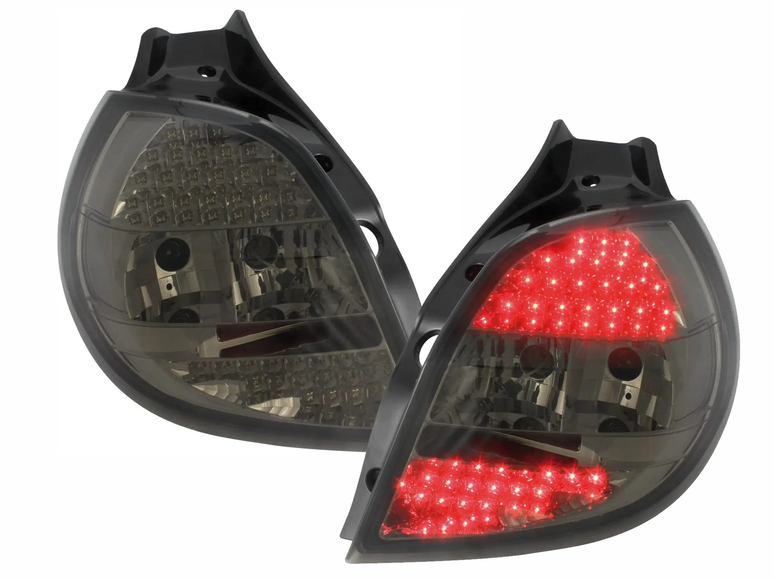 Renault Clio C Baglygter LED Mørk 05-10