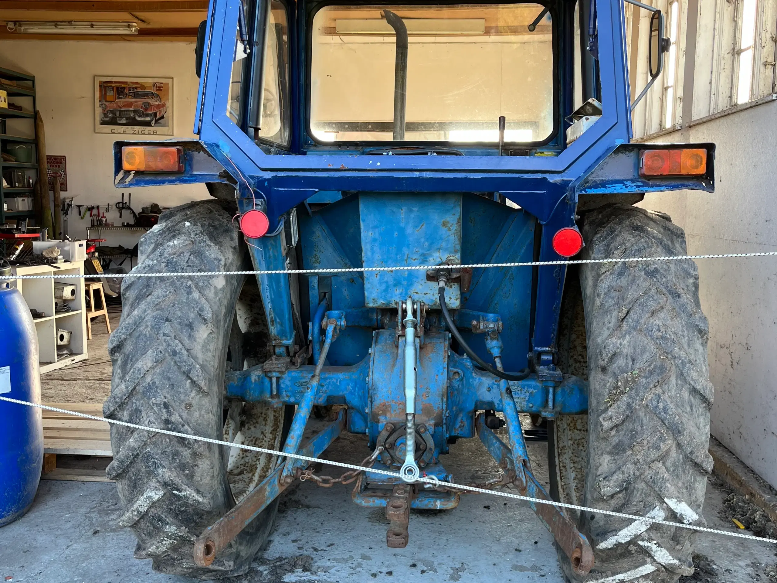 Ford 3000 med frontlæsser