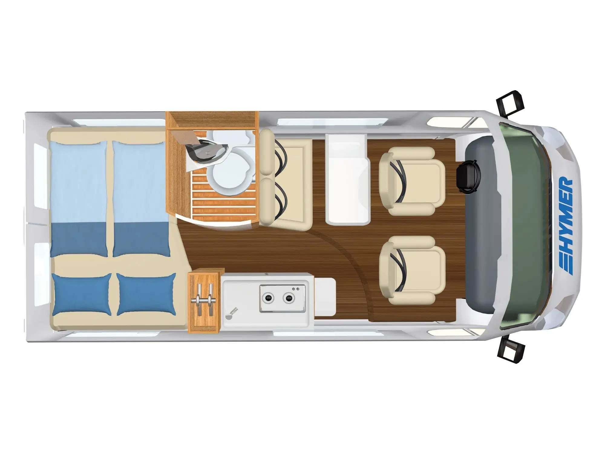 VOGN 4 | Autocamper udlejes | HYMER - FREE 540