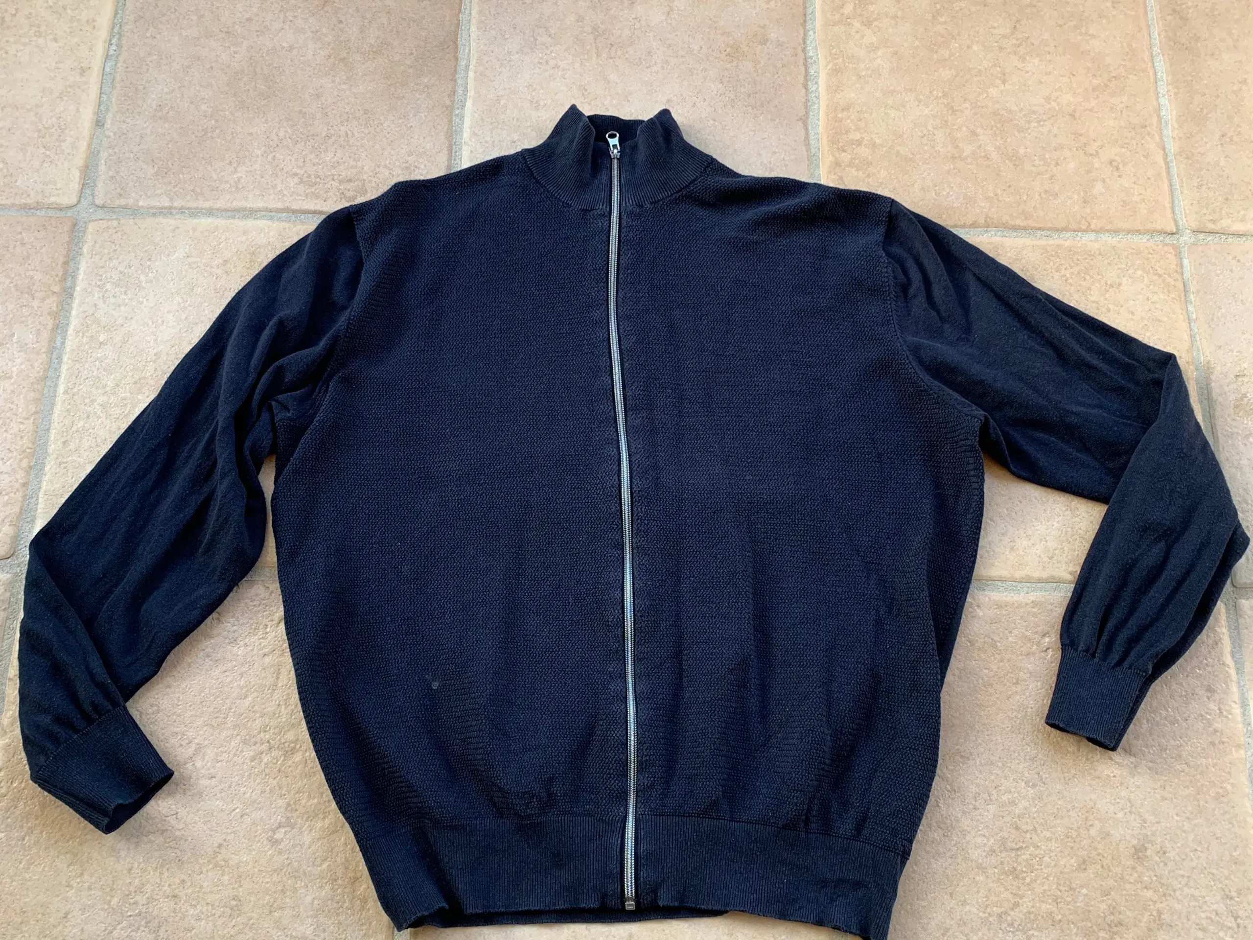 Herre cardigan str xl fra Black Blue i mørkeblå