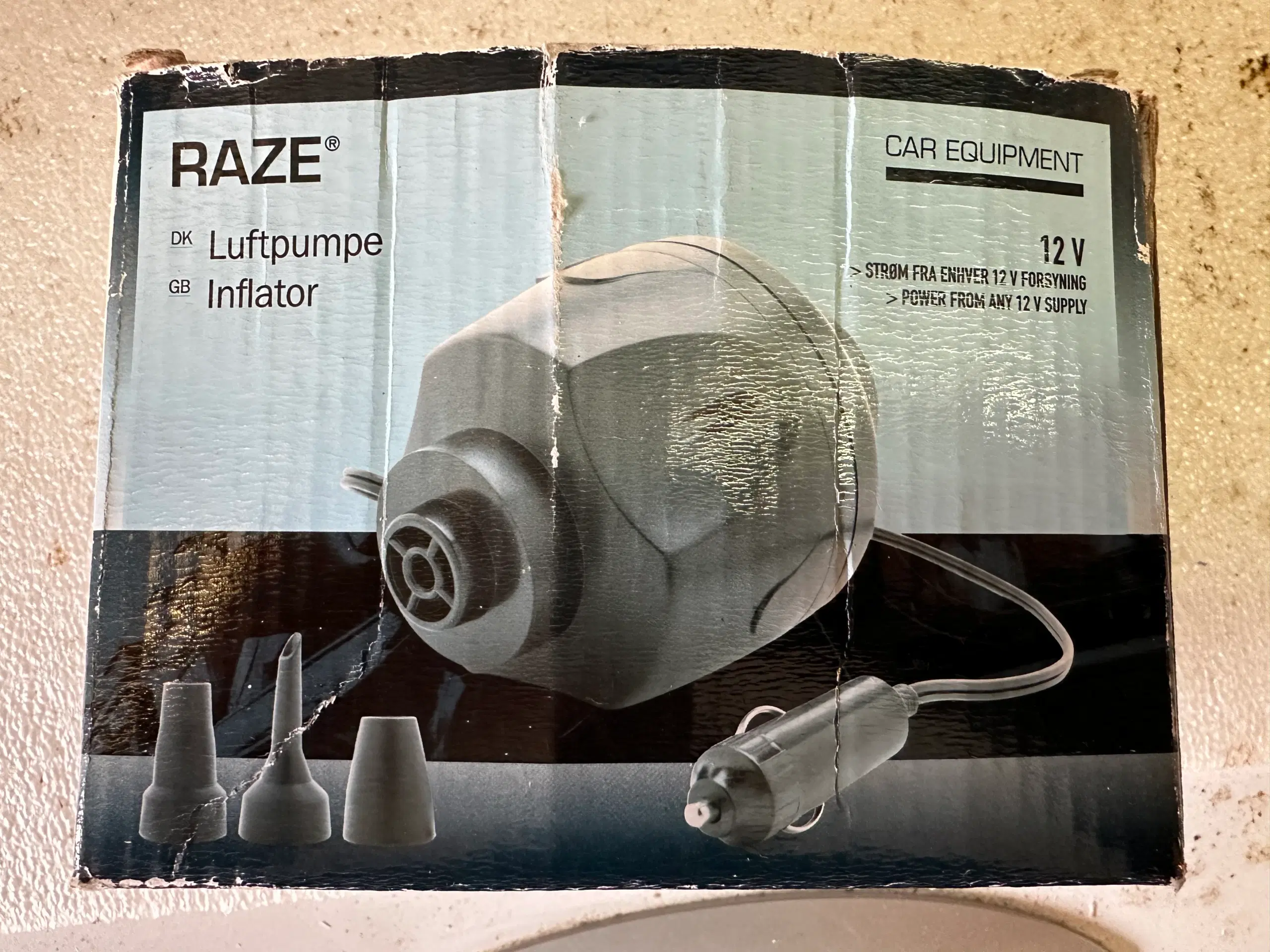 RAZE 12 volt luftpumpe