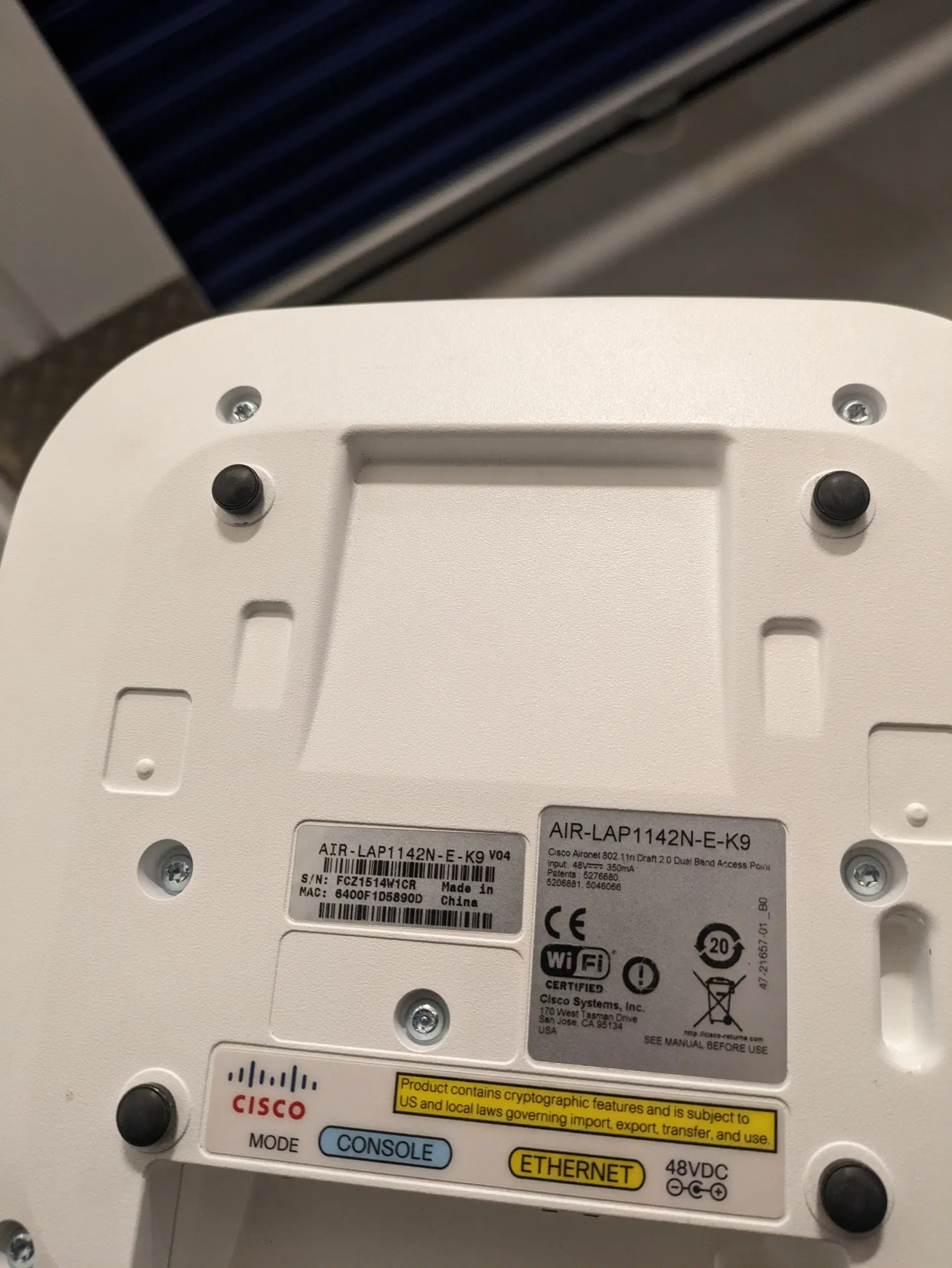 Cisco AIR LAP1142N-E-K9 WiFi AP