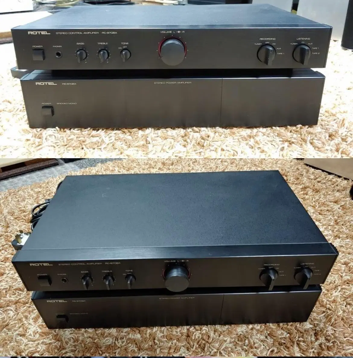 Rotel 970BX Pre  Power Amplifier