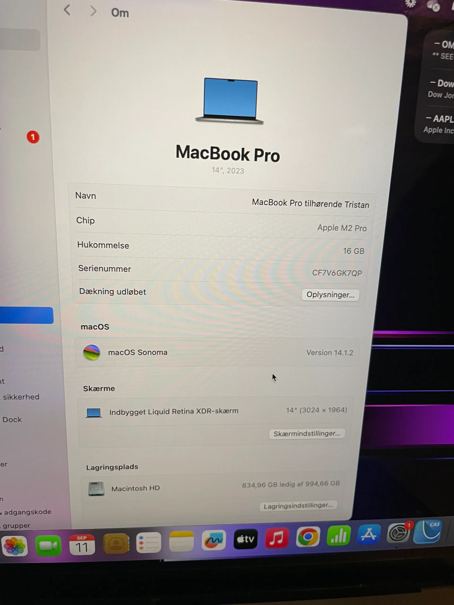 MacBook Pro M2 Pro 14”