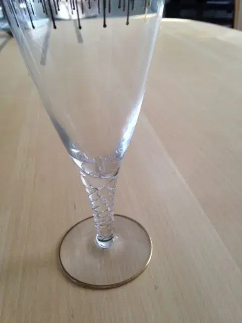 6 stk Champagneglas