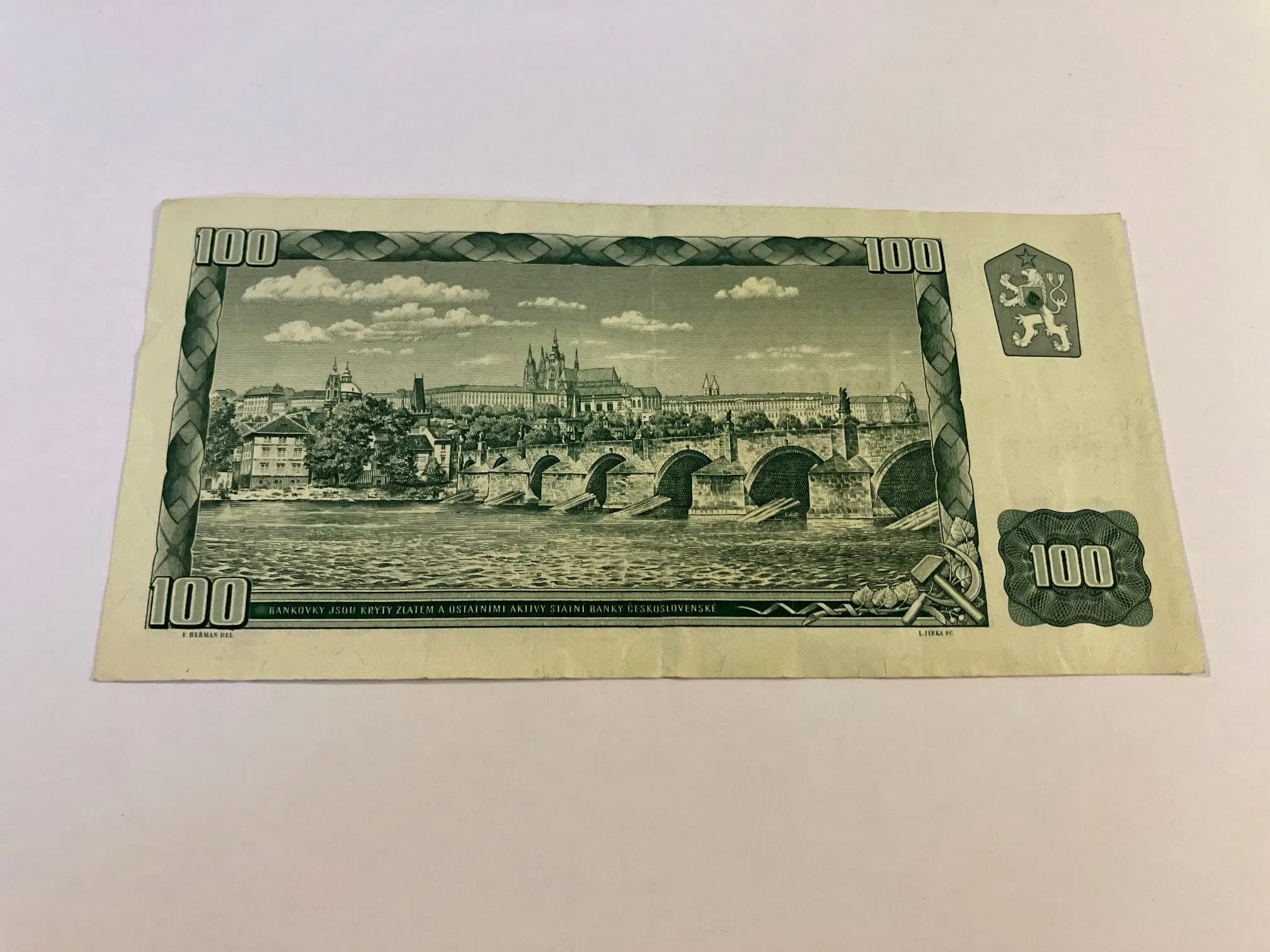 100 Korun Tjekkoslovakiet 1961