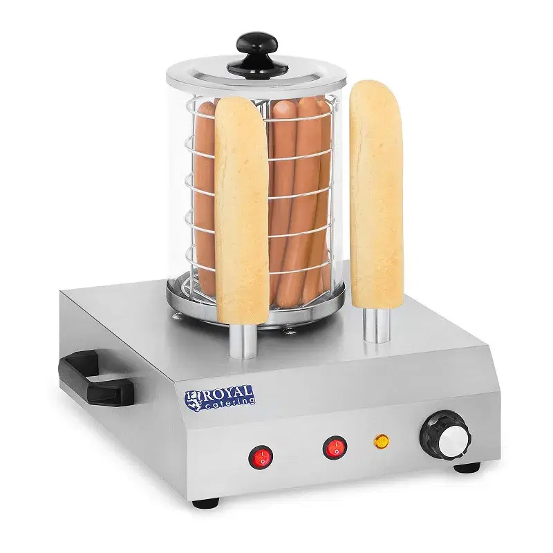 Fransk hotdog-maskine – 2 varmespyd – 422 W