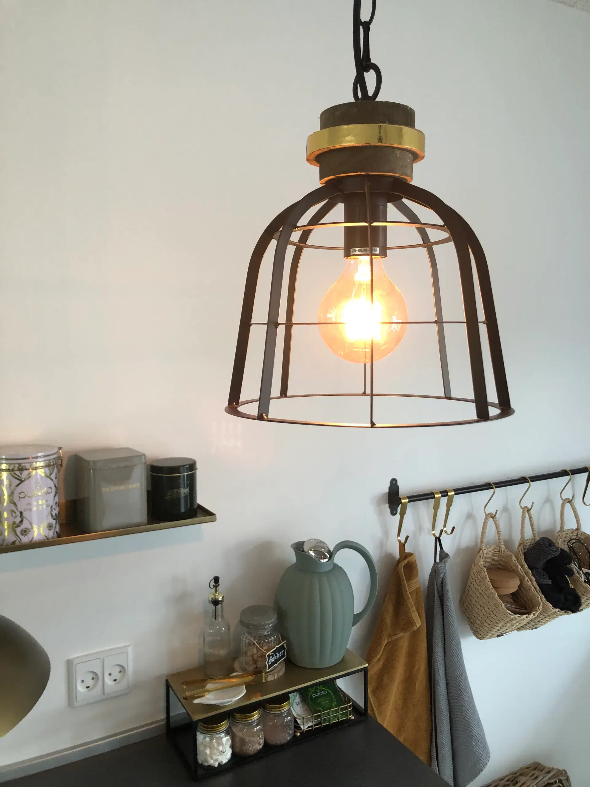 Loftslamper i industriel stil