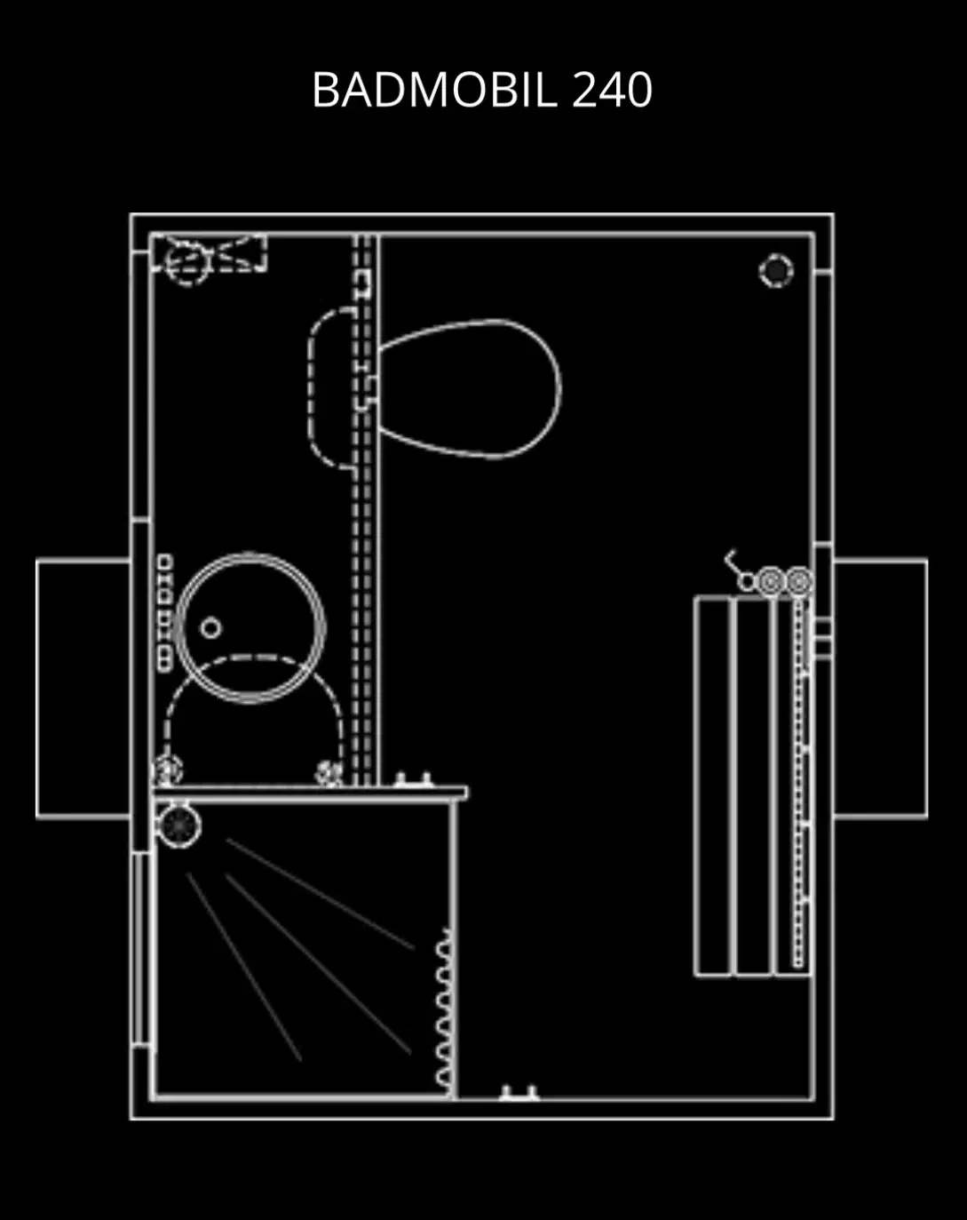 Badmobil / toiletvogn