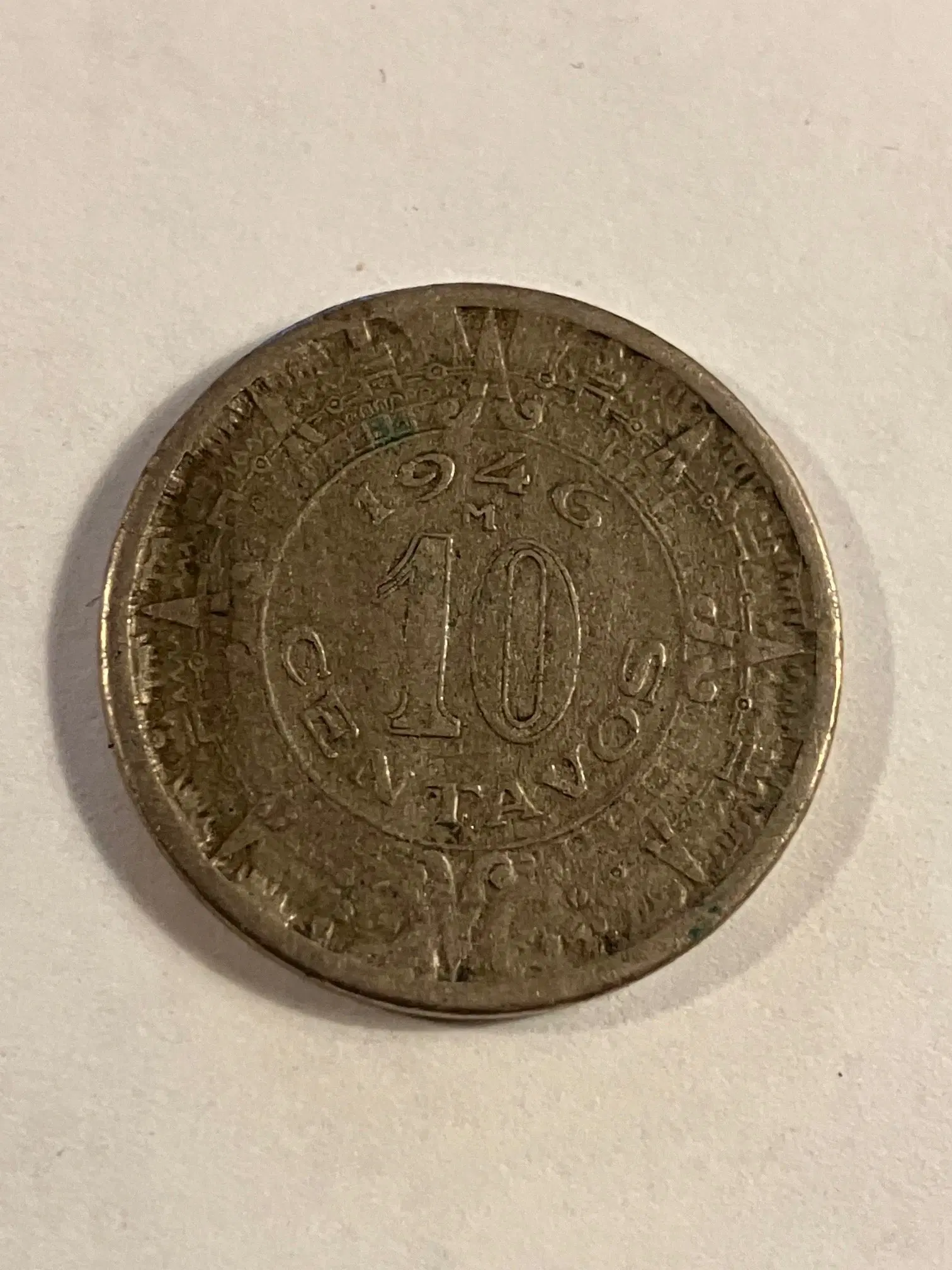 10 Centavos 1946 Mexico