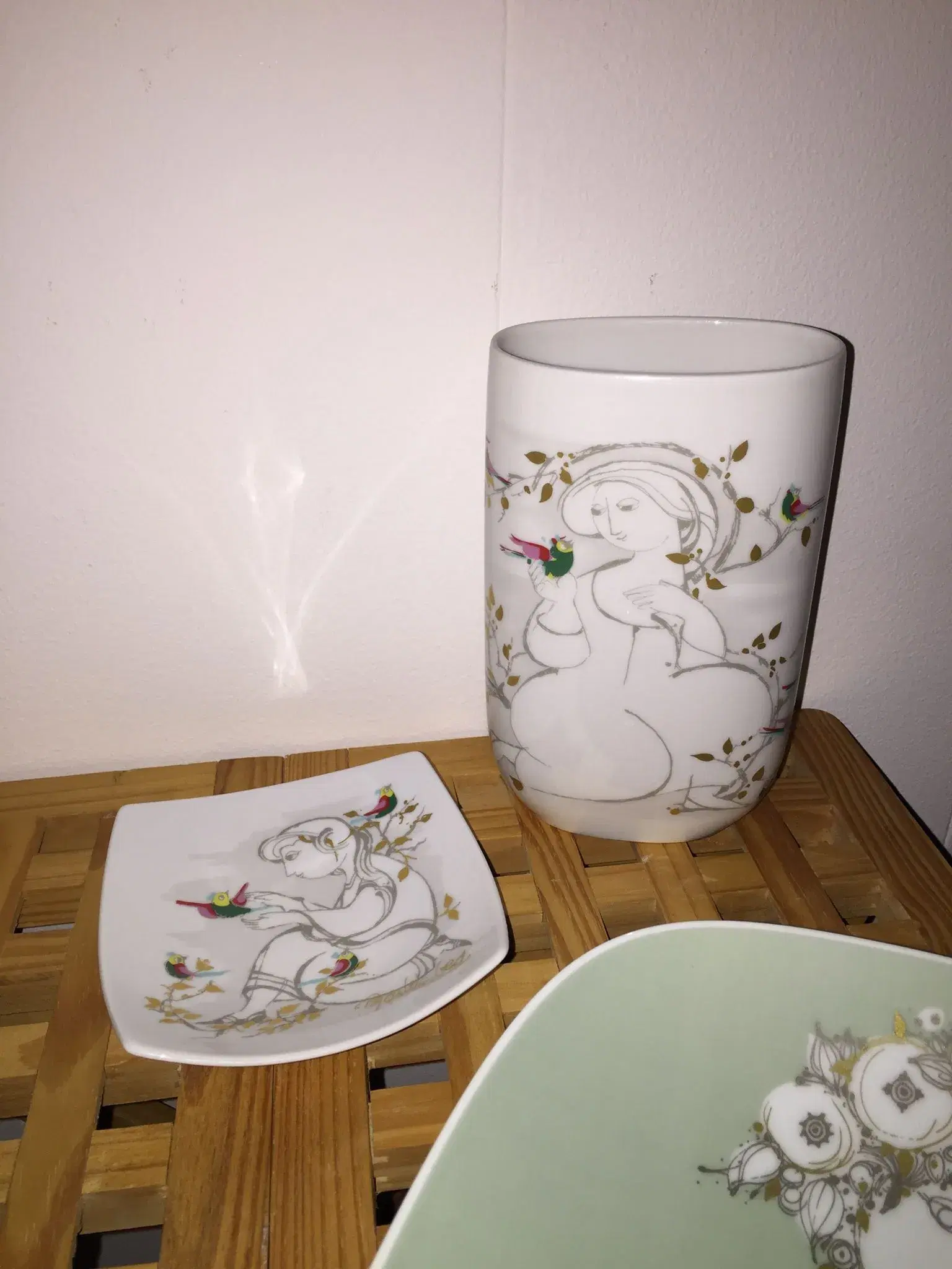 Retro Wiinblad Love Story Vase