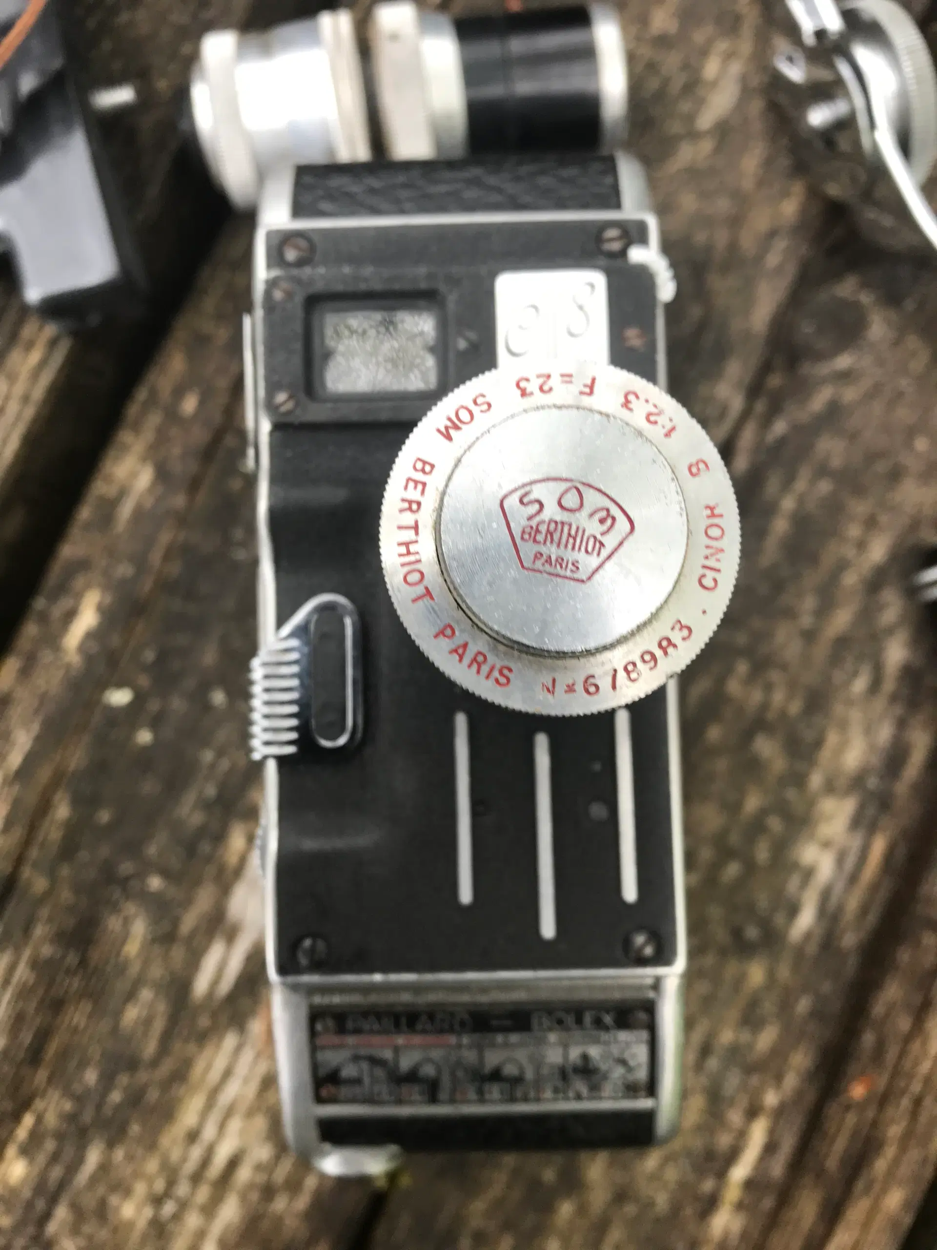 Paillard Bolex E8 Film Kamera 3 linser Læderetui