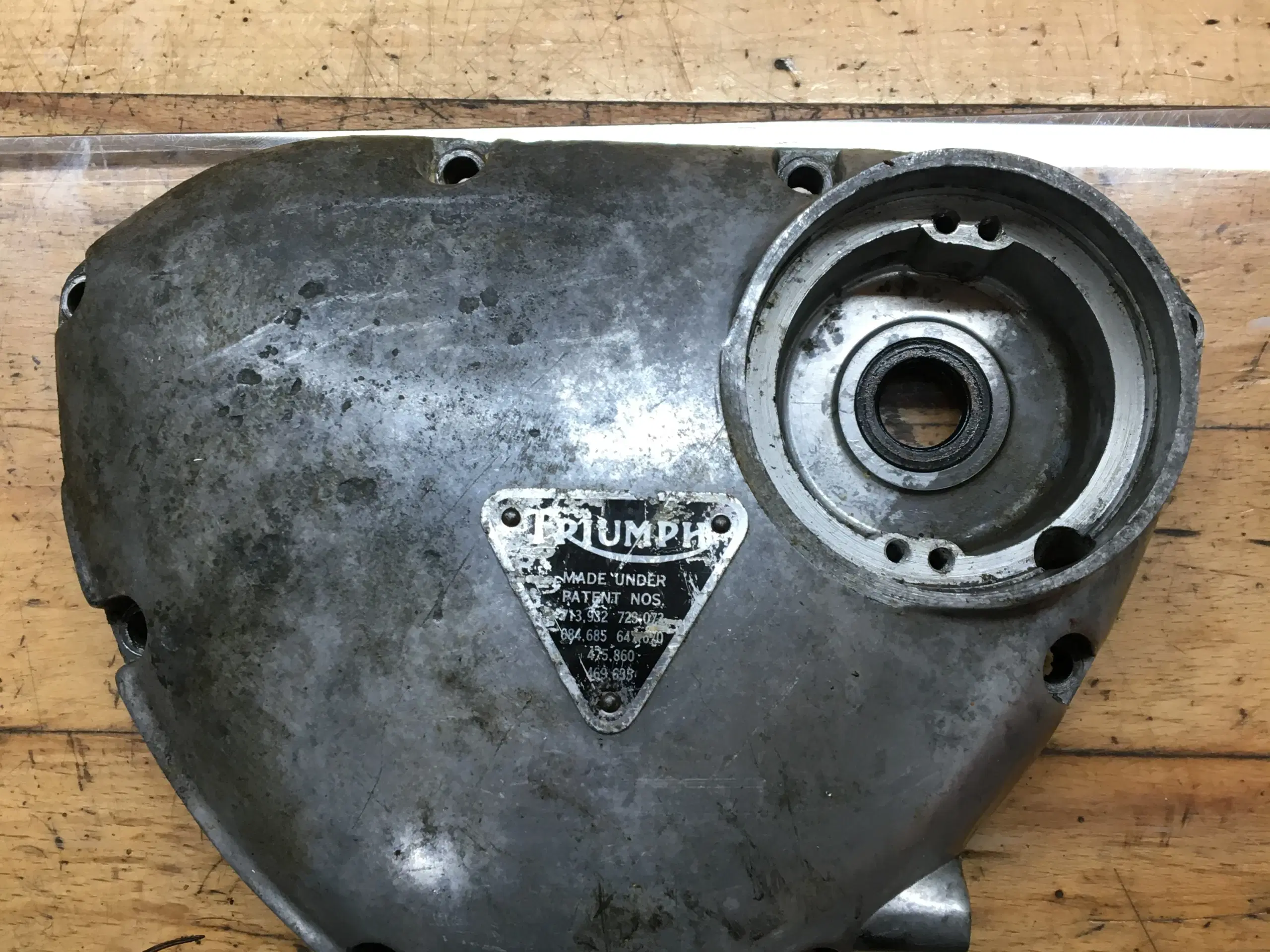 Triumph timing cover