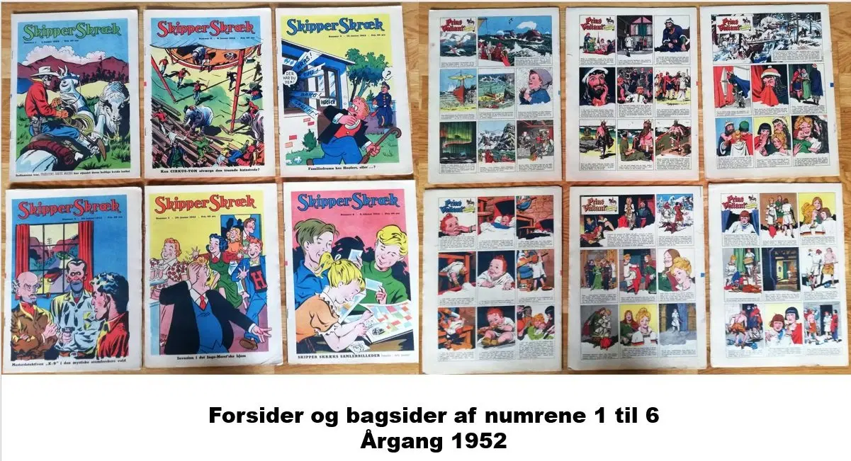 SKIPPER SKRÆK Komplet årgang 1952