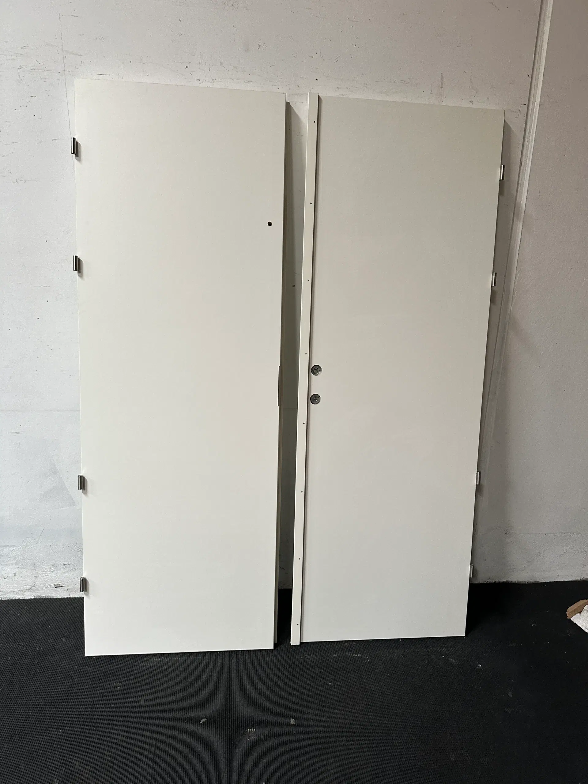 Nordicdoor massiv indvendig dobbelt dør bd30 melamin 1420x2052mm hvid