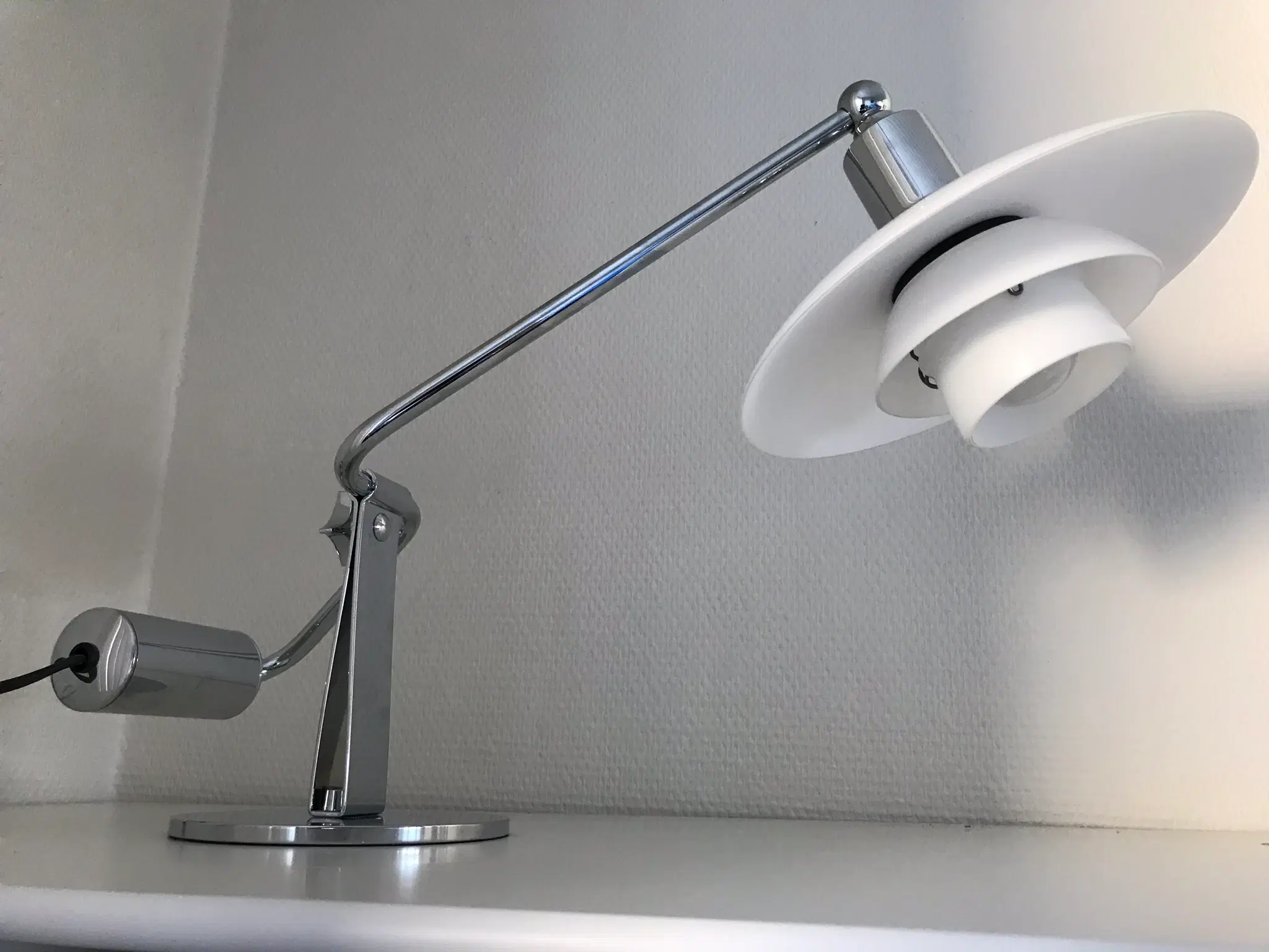 PH 2/1 Chrome Klaverlampe