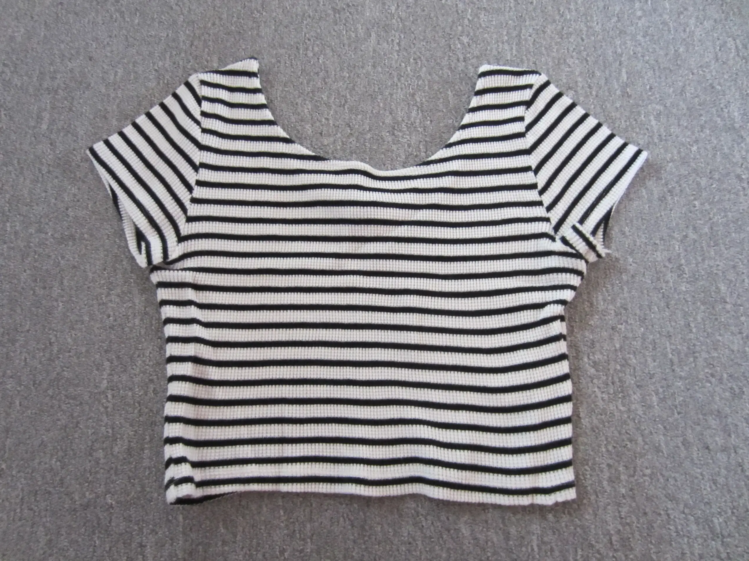 Smart bluse - Crop top i str S