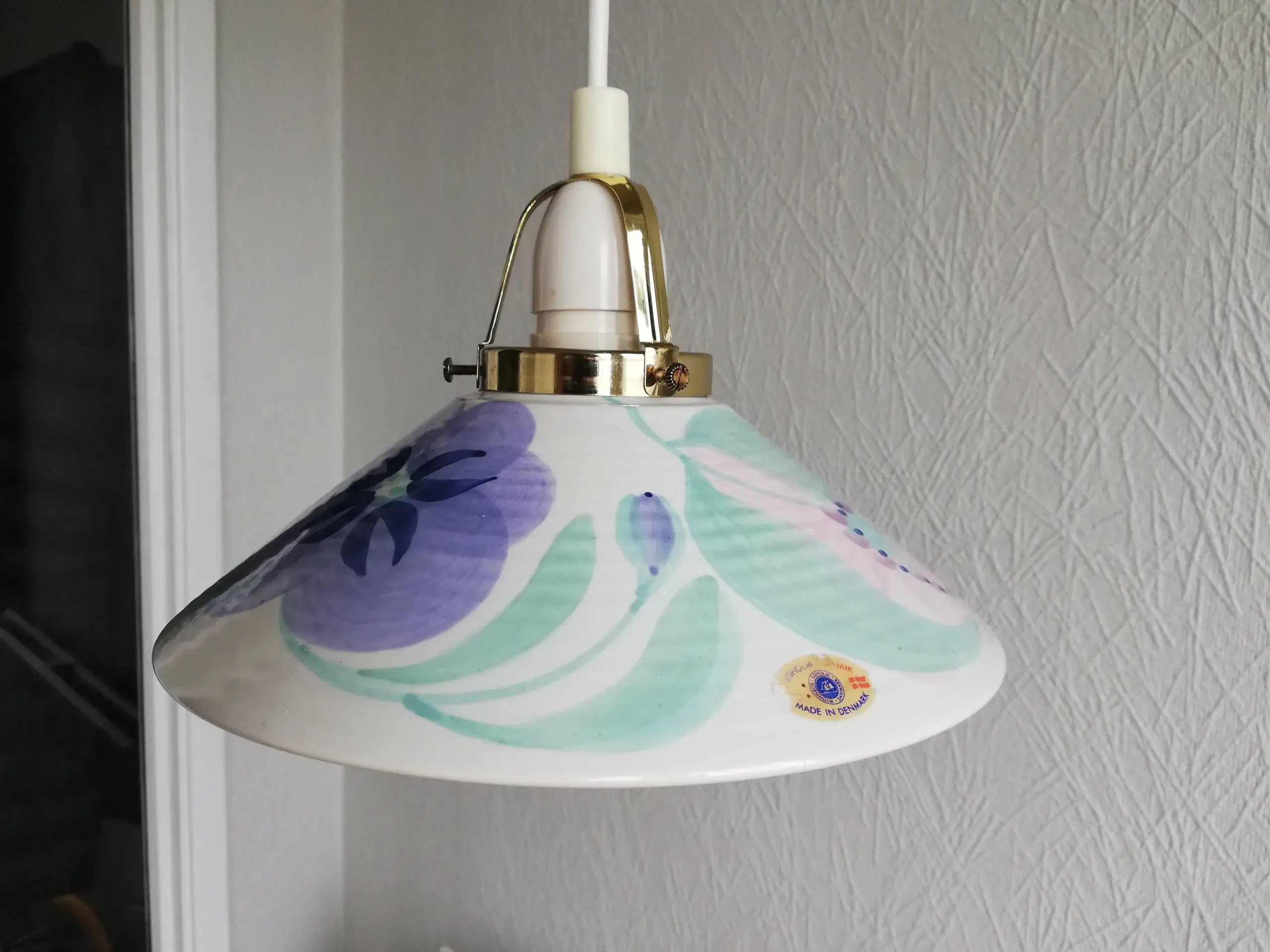 Søholm keramik loftlampe