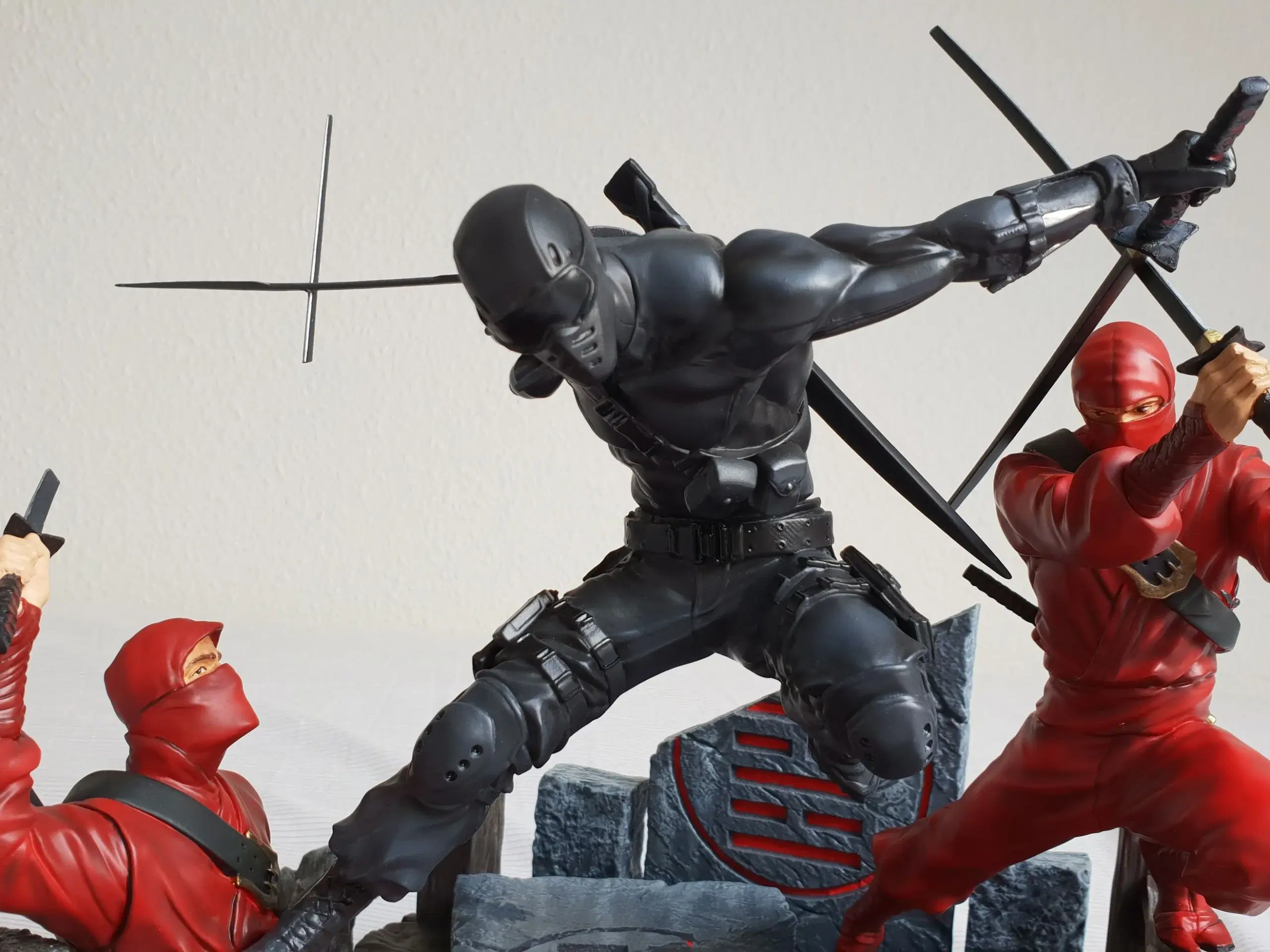 GI Joe Snake Eyes vs Ninjas Diorama