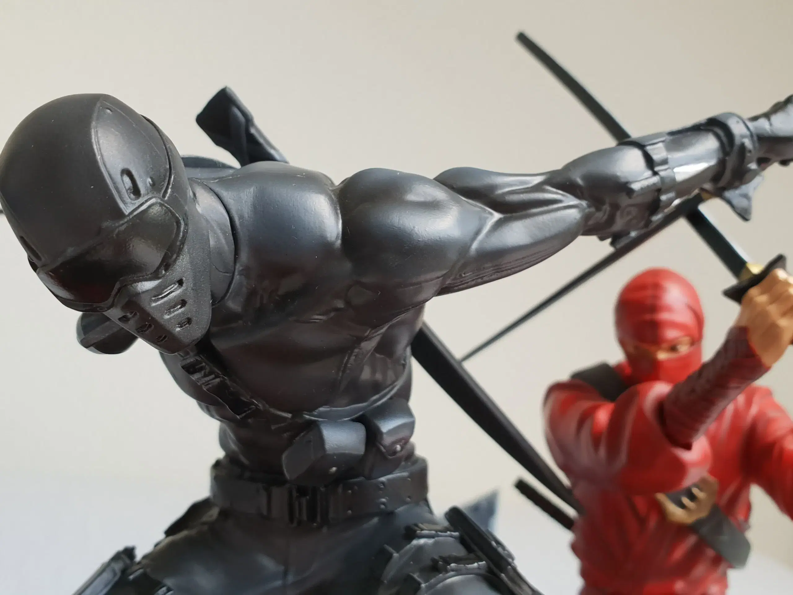 GI Joe Snake Eyes vs Ninjas Diorama